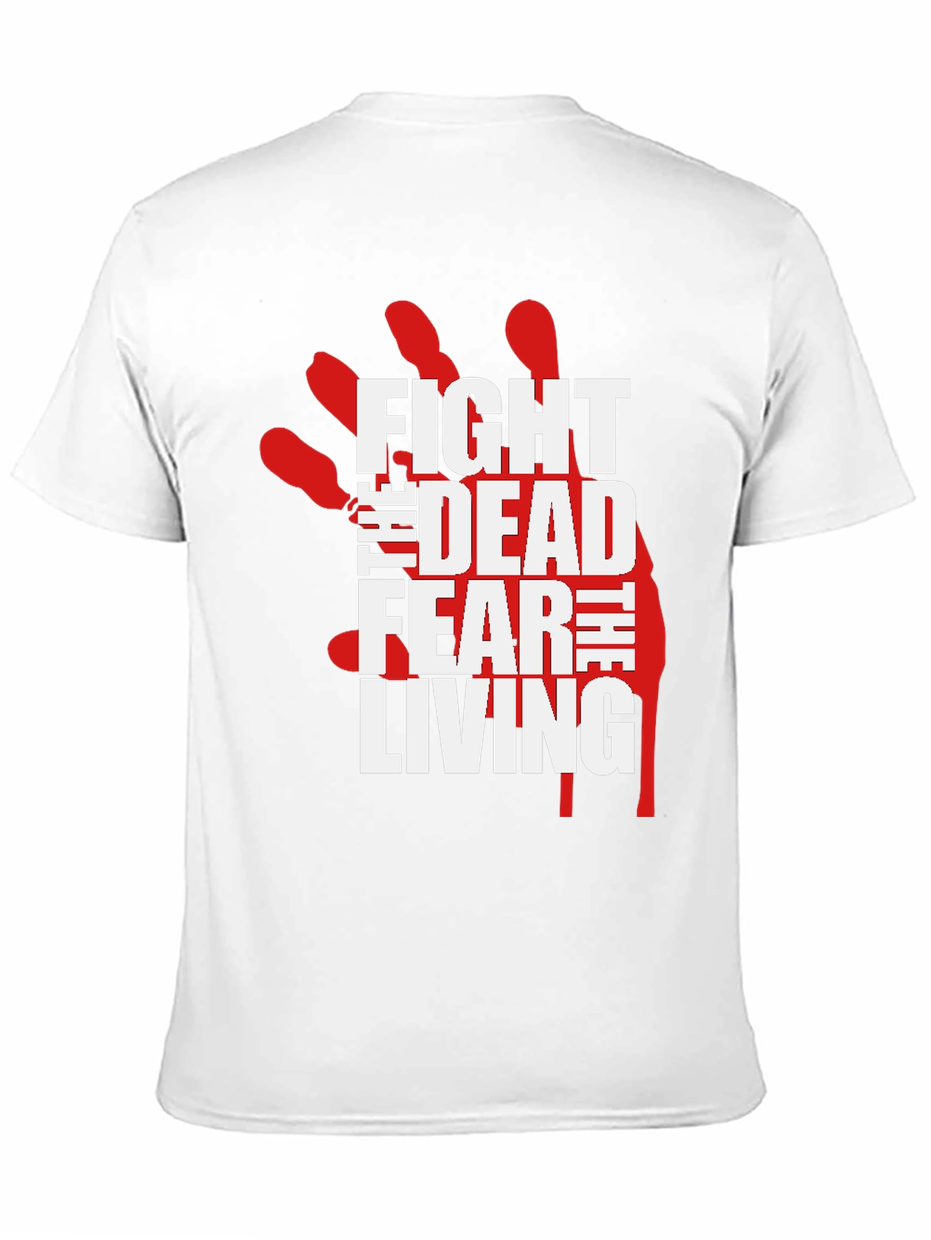 Fight the Dead Fear the Living Black Graphic Tee
