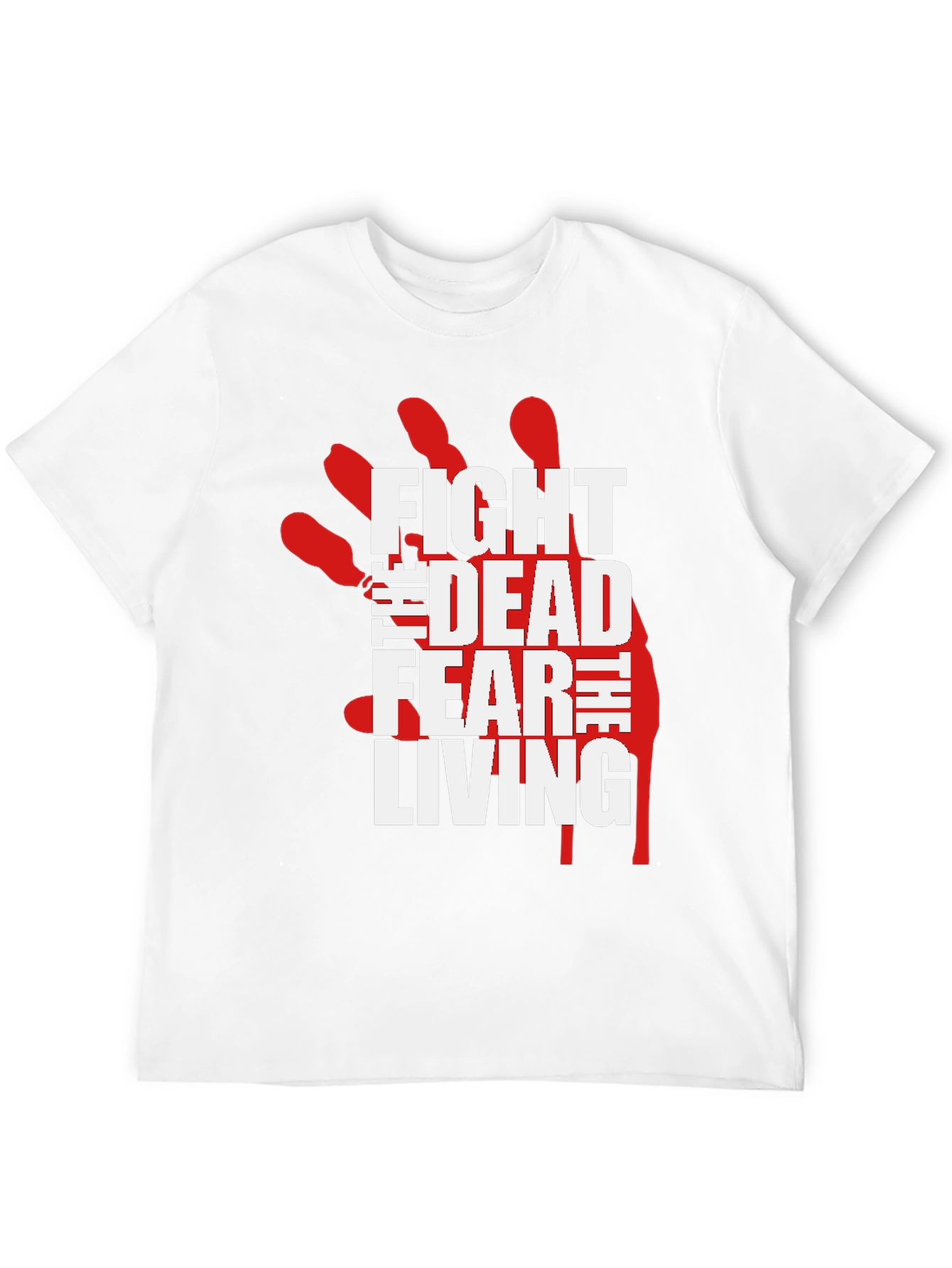 Fight the Dead Fear the Living Black Graphic Tee