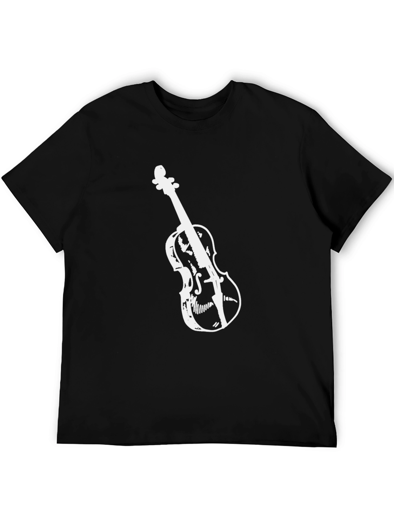Violin Graphic Tee - Stylish Music Lover Shirt