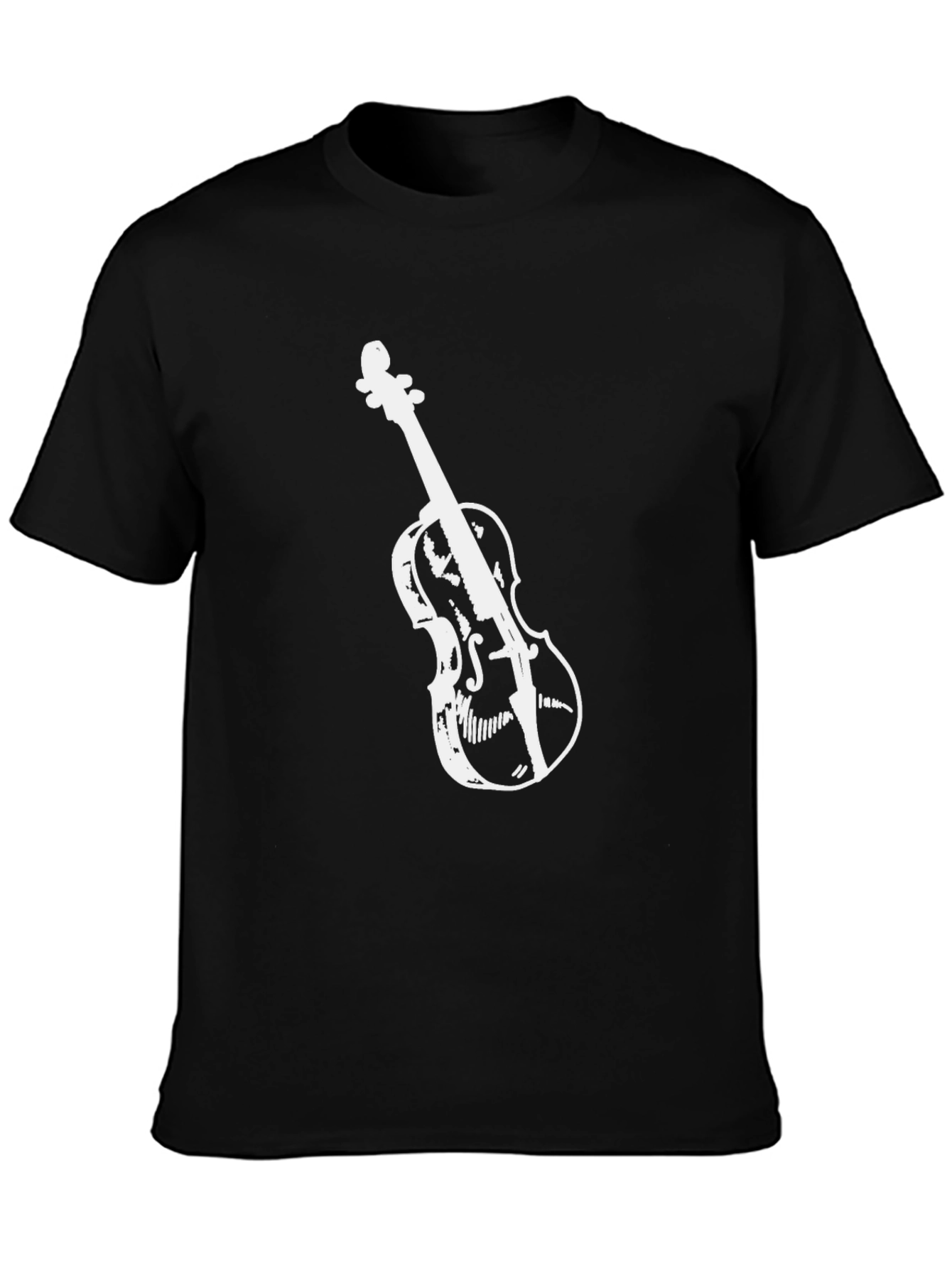 Violin Graphic Tee - Stylish Music Lover Shirt