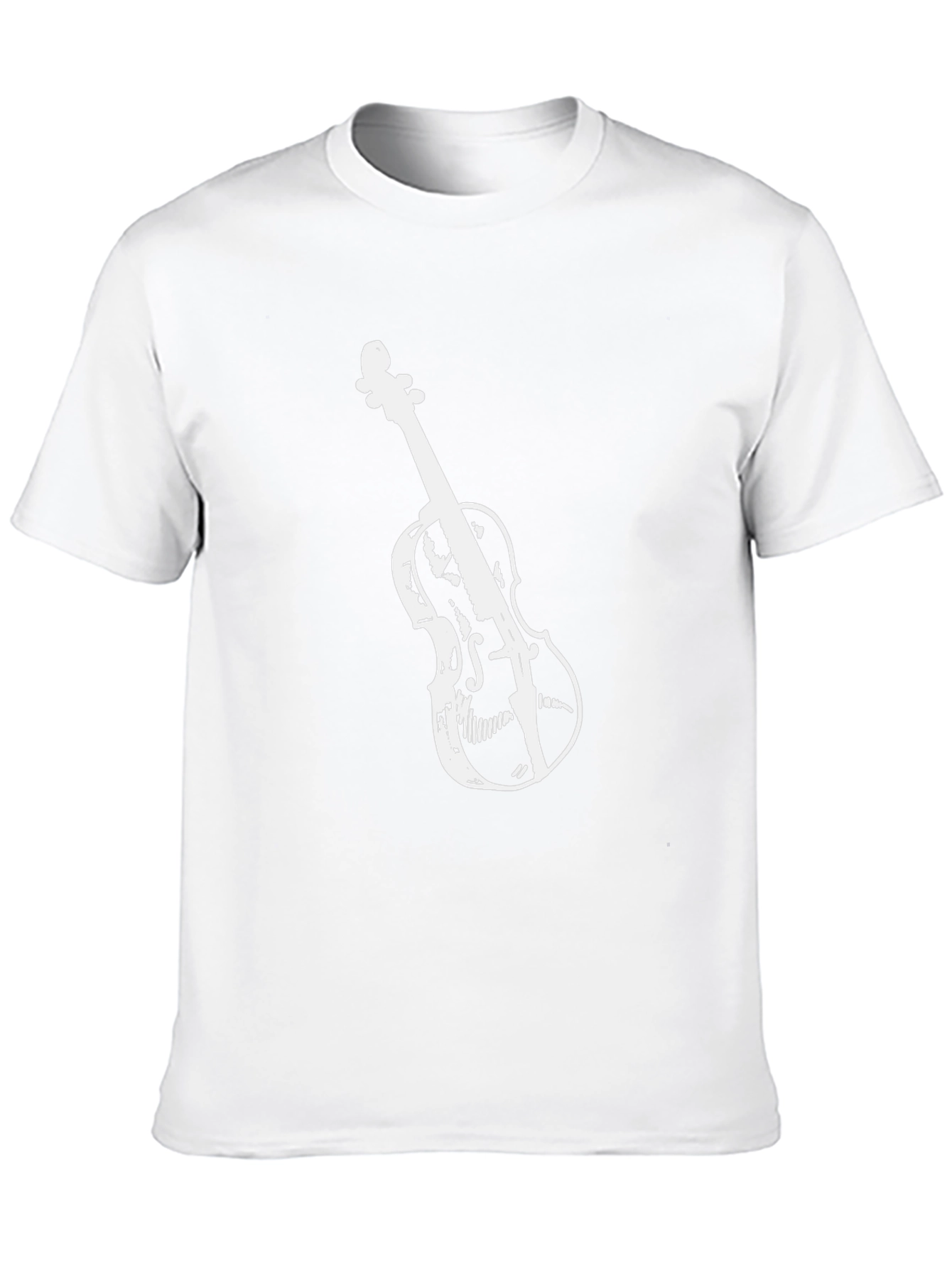 Violin Graphic Tee - Stylish Music Lover Shirt