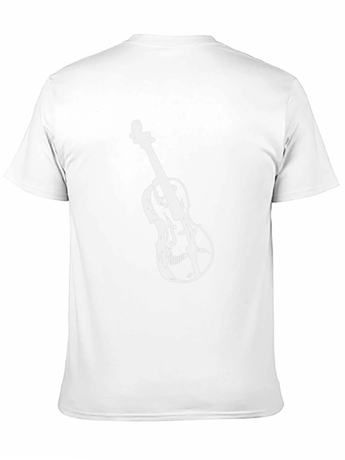 Violin Graphic Tee - Stylish Music Lover Shirt