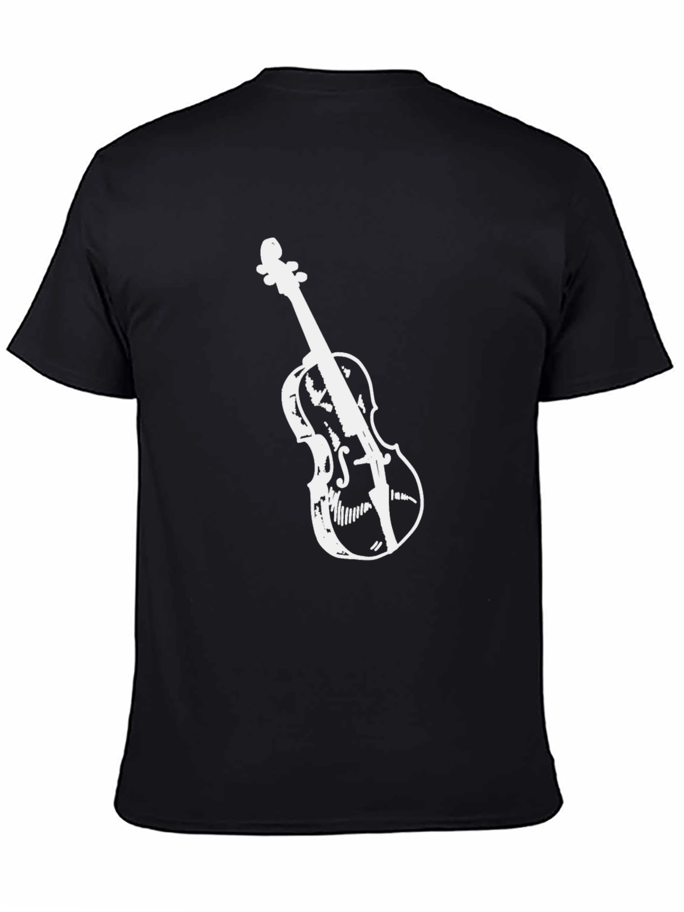 Violin Graphic Tee - Stylish Music Lover Shirt