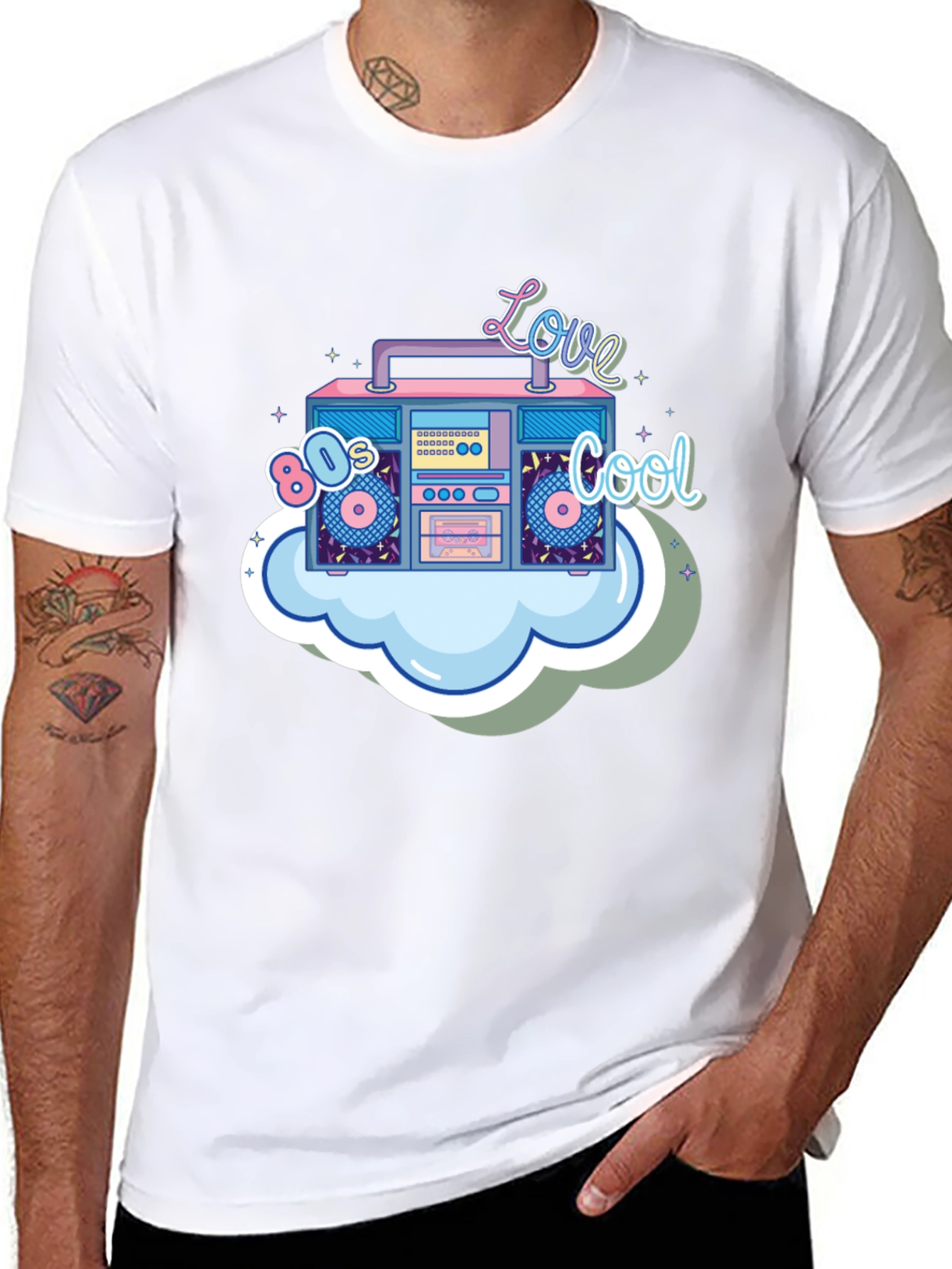80s Love Cool Graphic T-Shirt