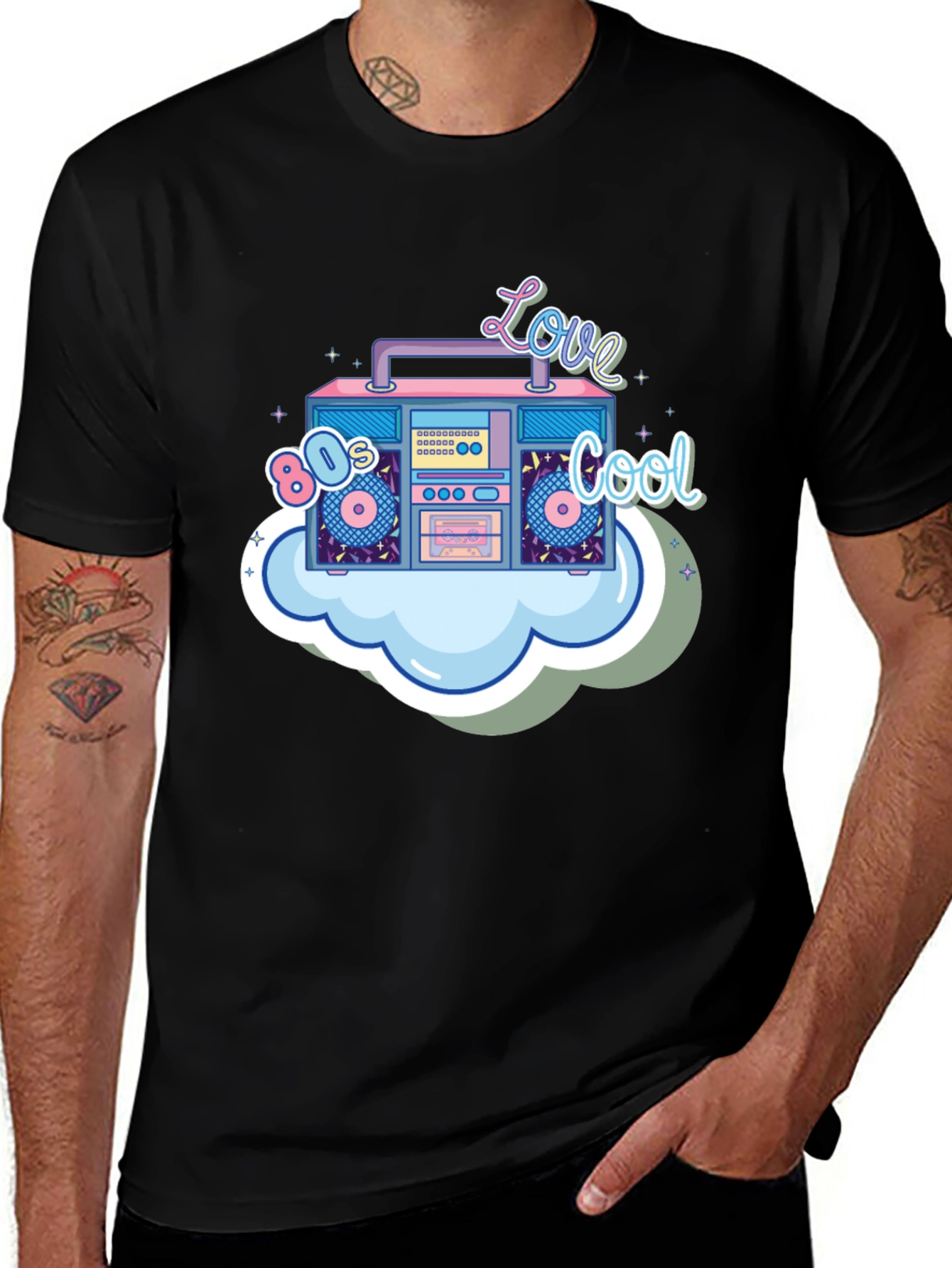 80s Love Cool Graphic T-Shirt