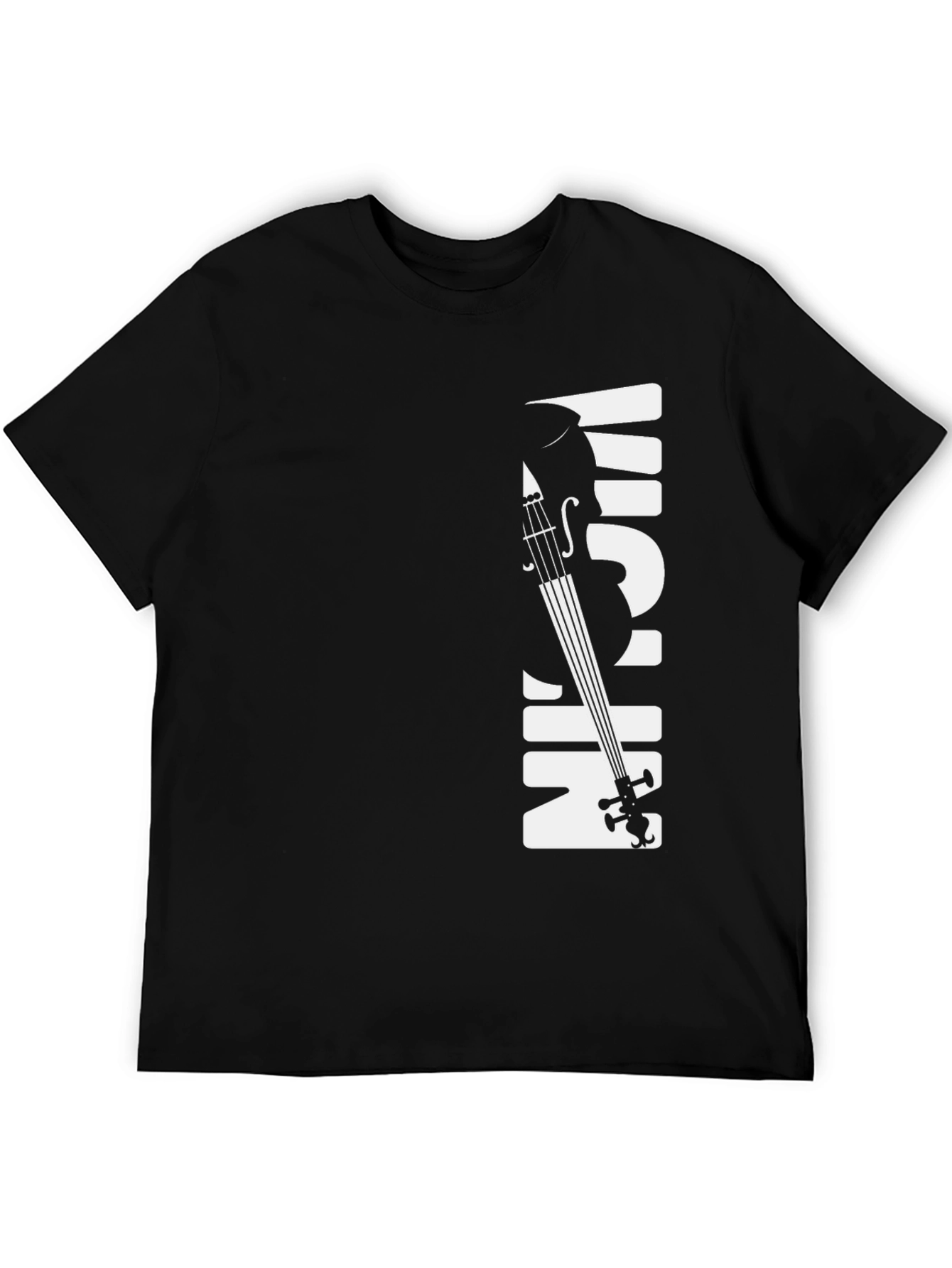 Violin Graphic T-Shirt - Classic Musician Tee