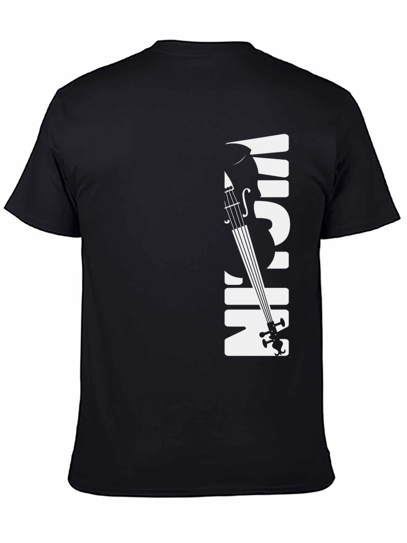 Violin Graphic T-Shirt - Classic Musician Tee