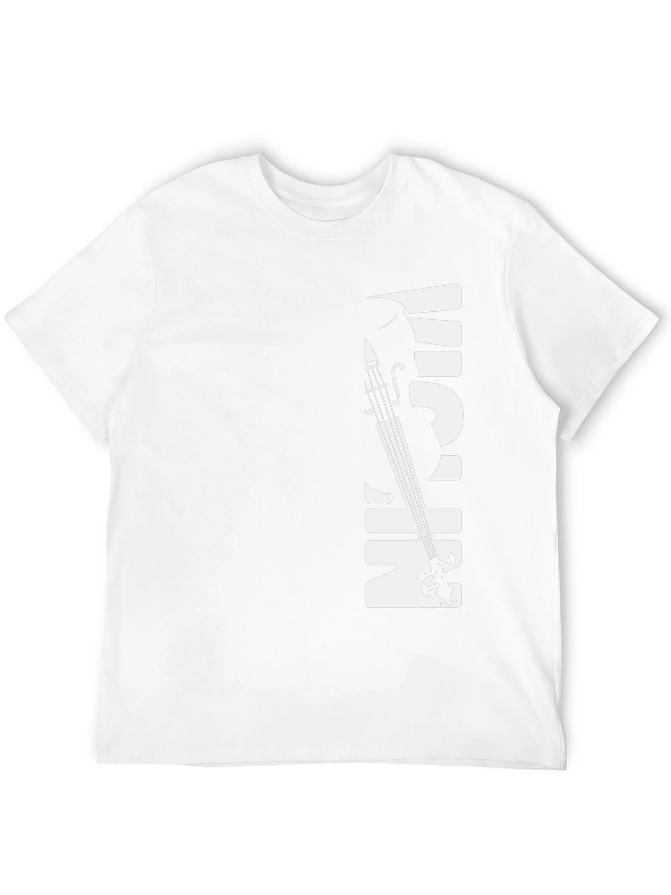 Violin Graphic T-Shirt - Classic Musician Tee