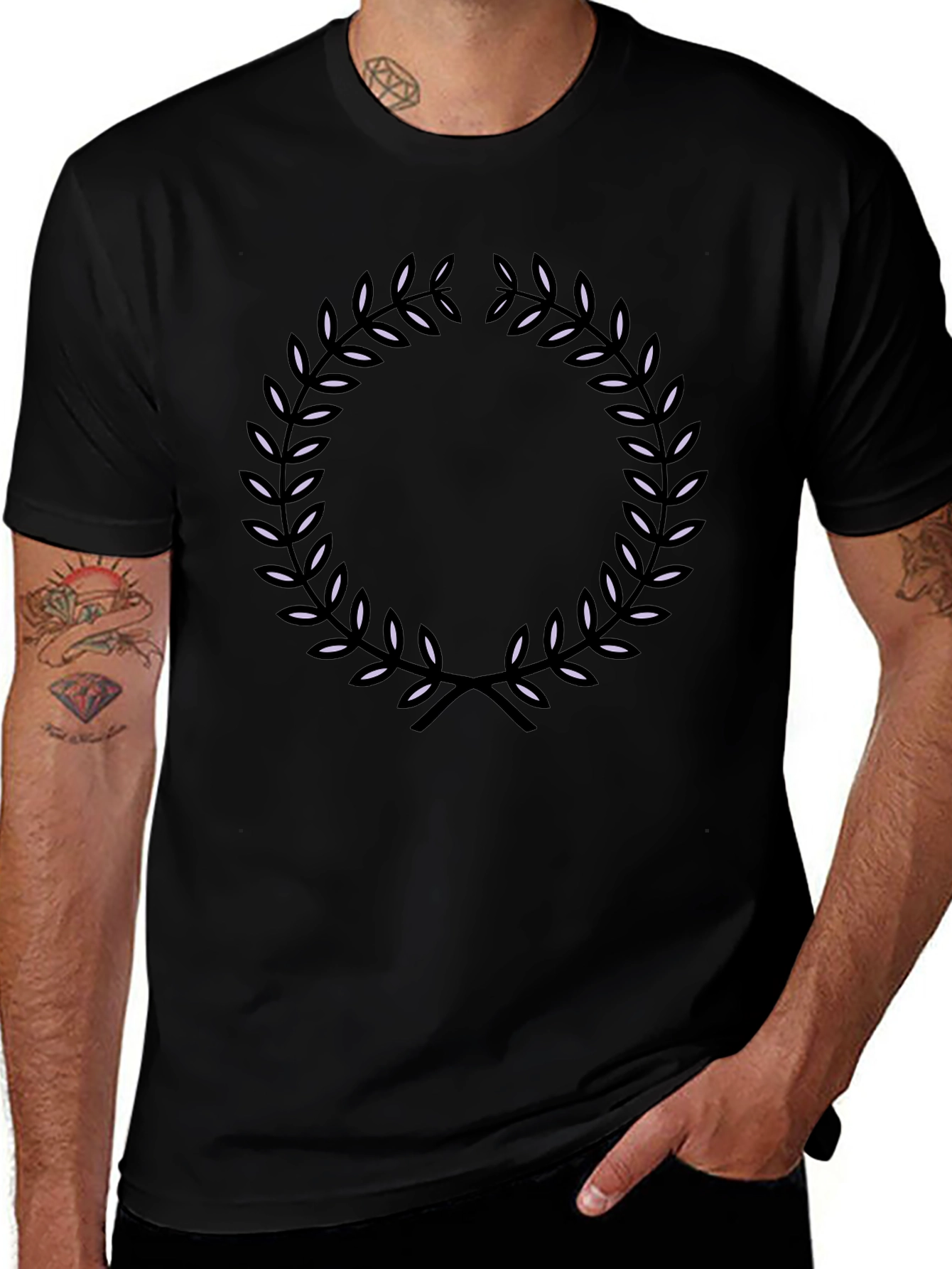 Classic Laurel Wreath Graphic Tee