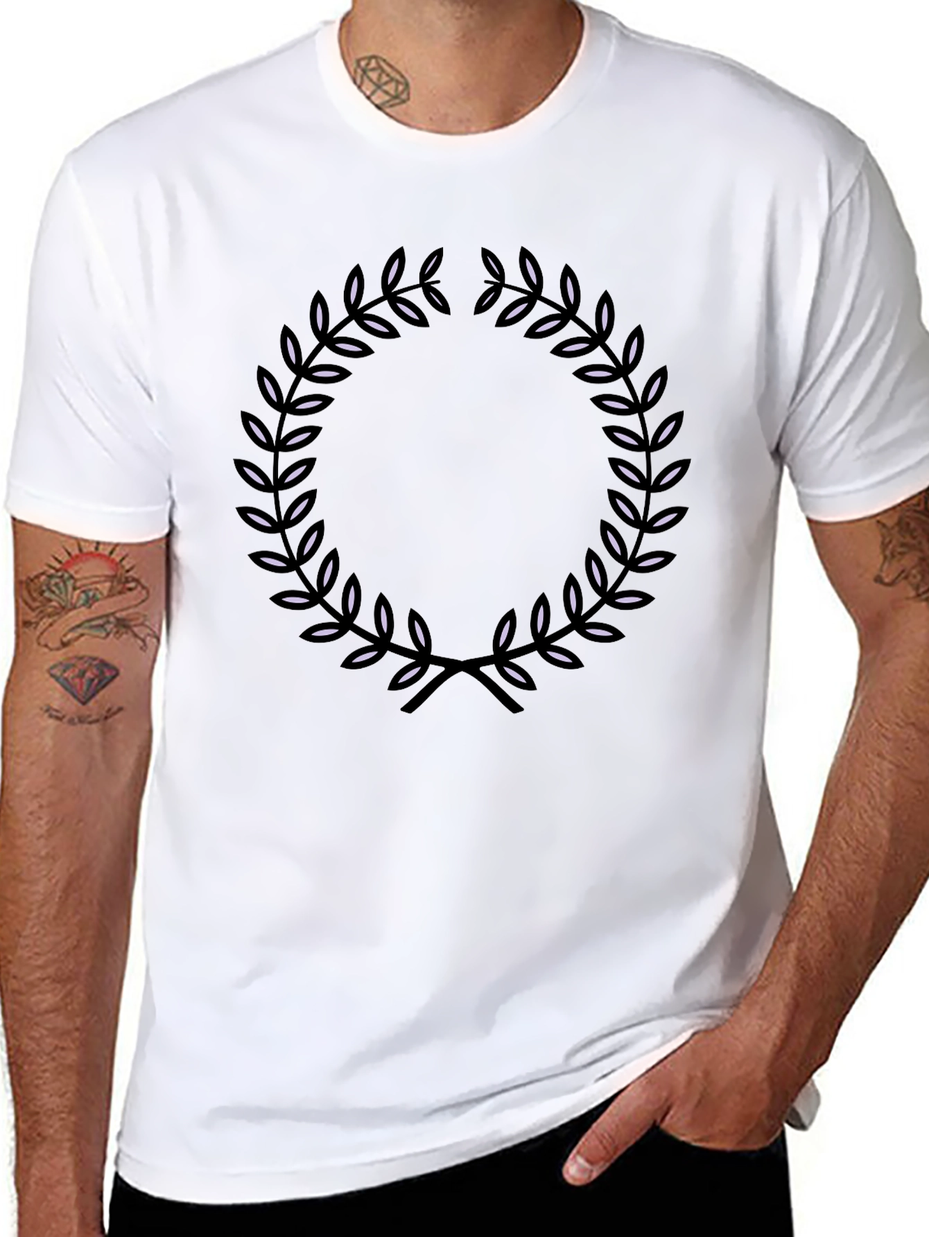 Classic Laurel Wreath Graphic Tee