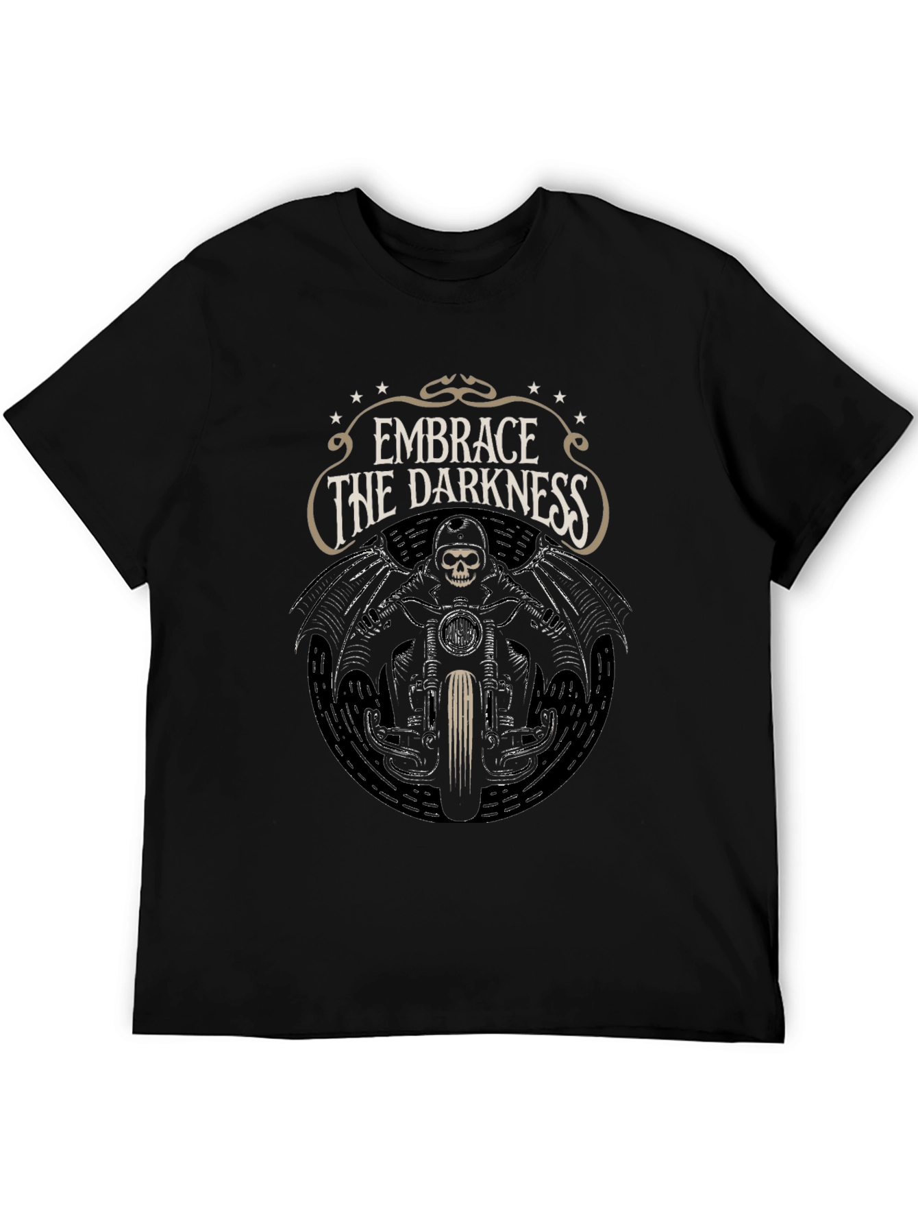 Embrace the Darkness Biker T-Shirt