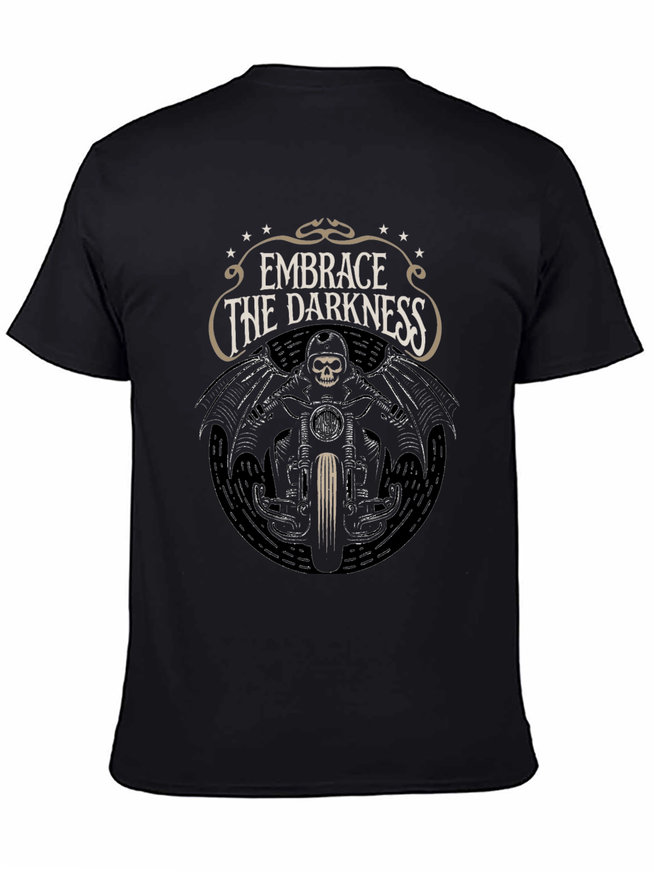 Embrace the Darkness Biker T-Shirt