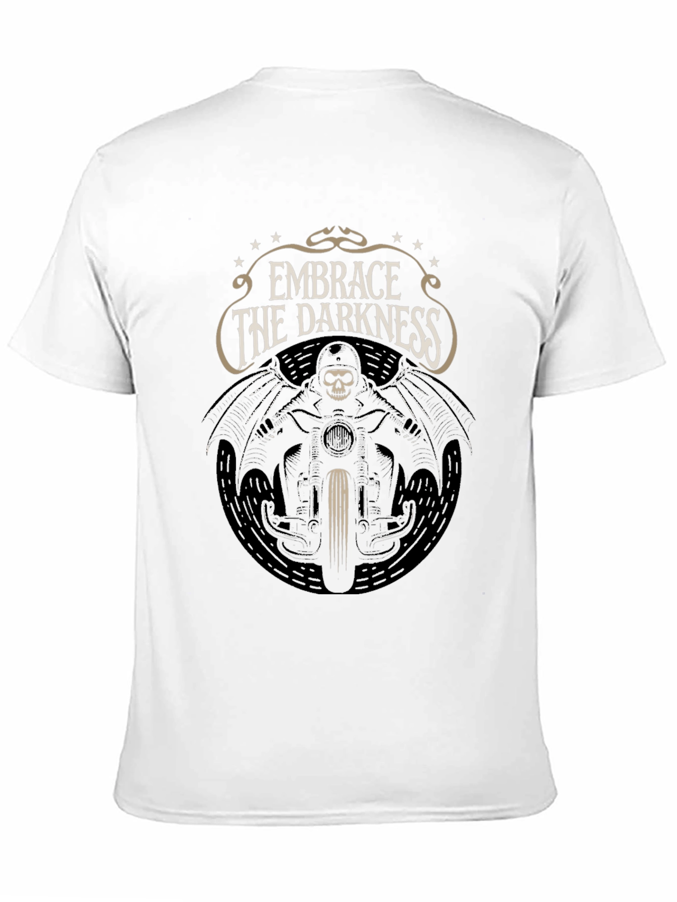 Embrace the Darkness Biker T-Shirt