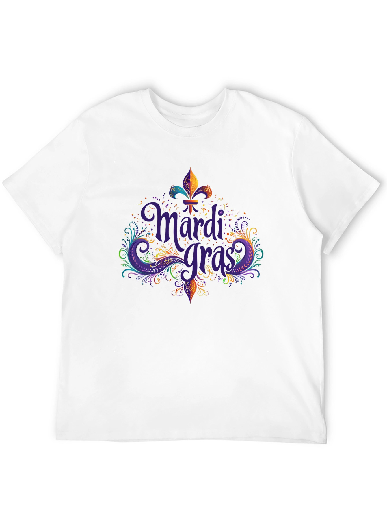 Mardi Gras Fleur-de-lis Graphic Tee