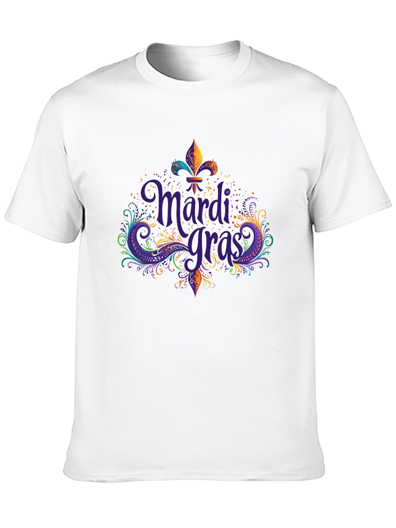 Mardi Gras Fleur-de-lis Graphic Tee