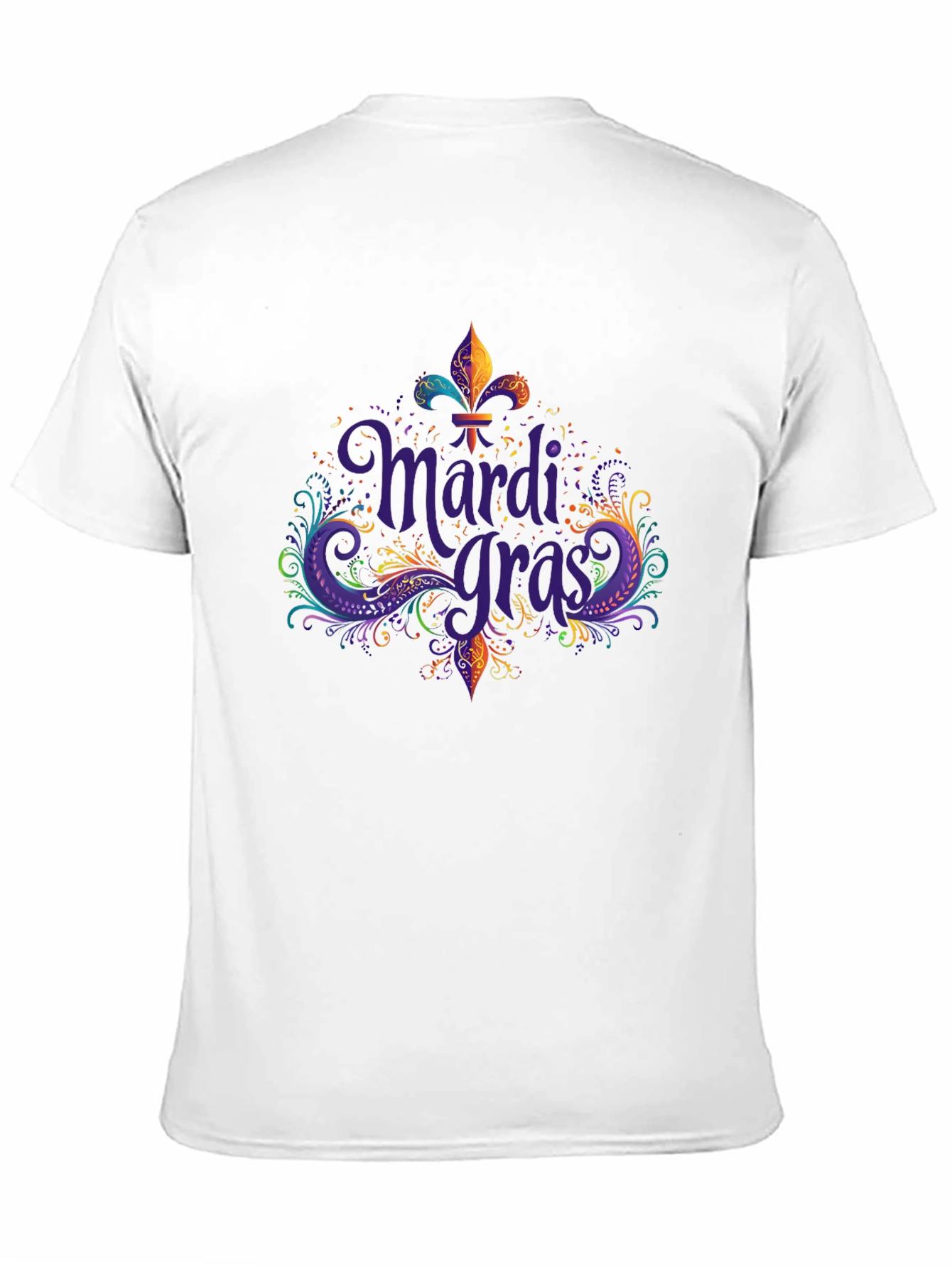 Mardi Gras Fleur-de-lis Graphic Tee