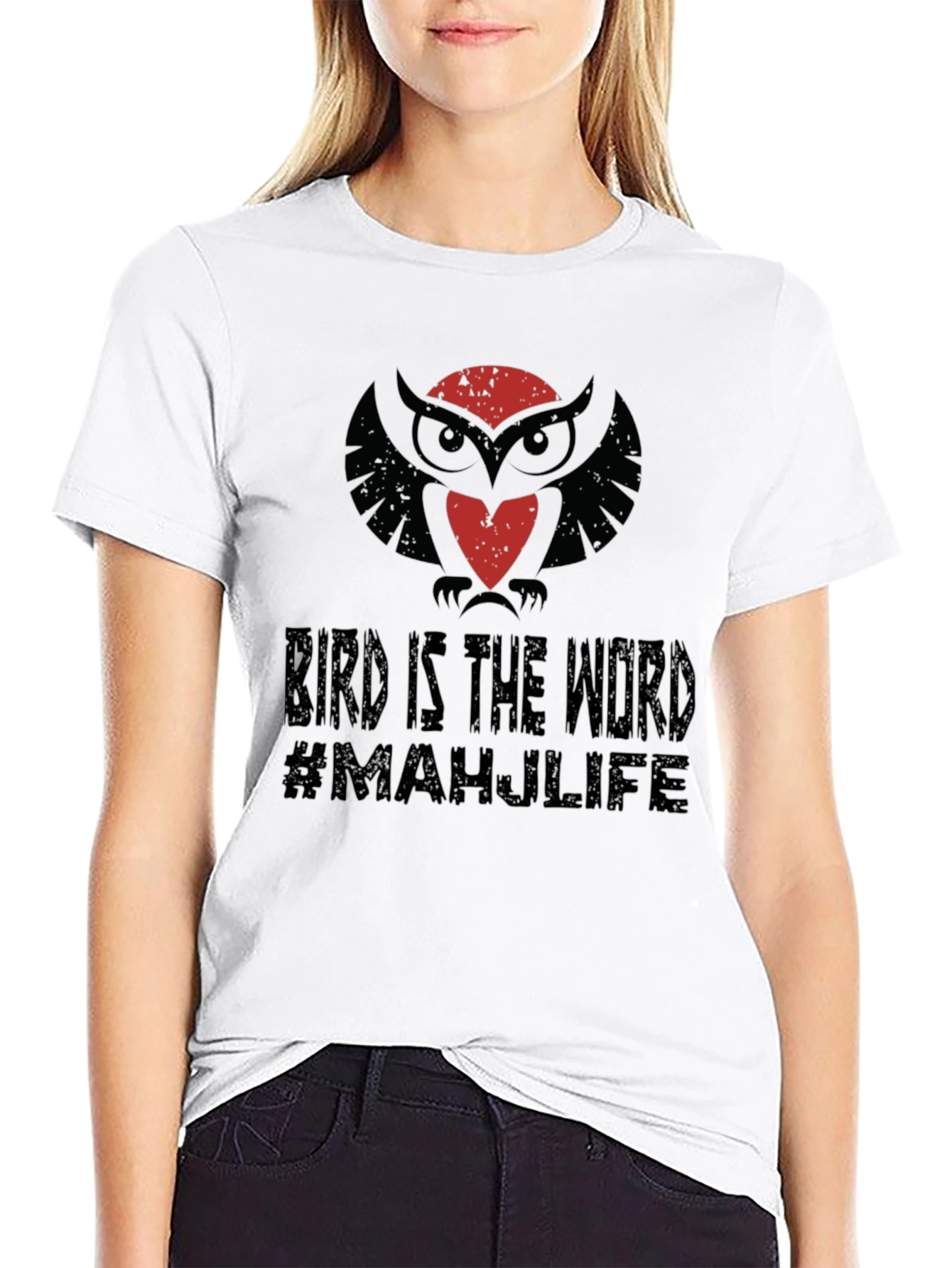 Bird is the Word Owl T-Shirt - #MAHJLIFE
