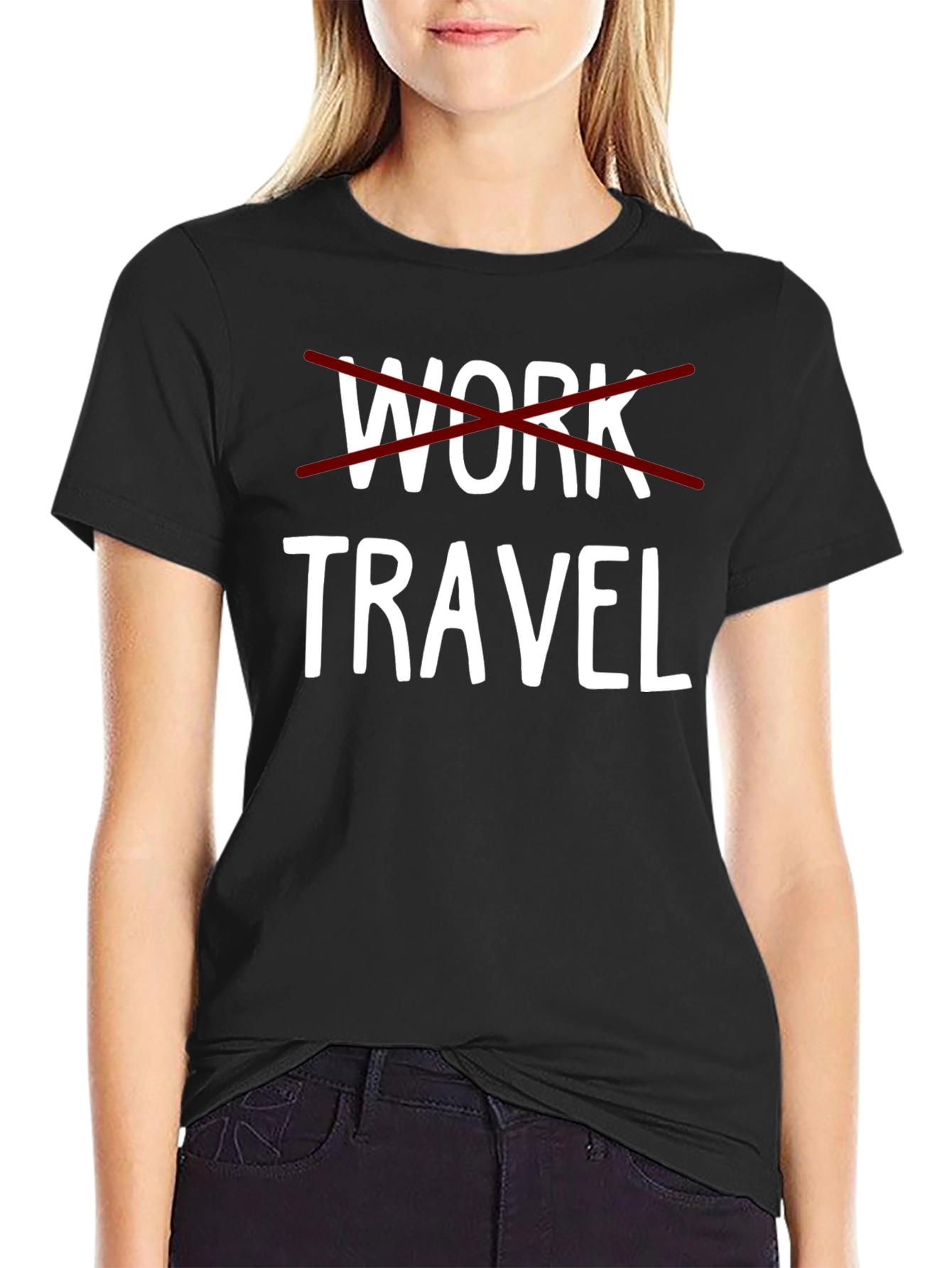 Travel Over Work Graphic Tee