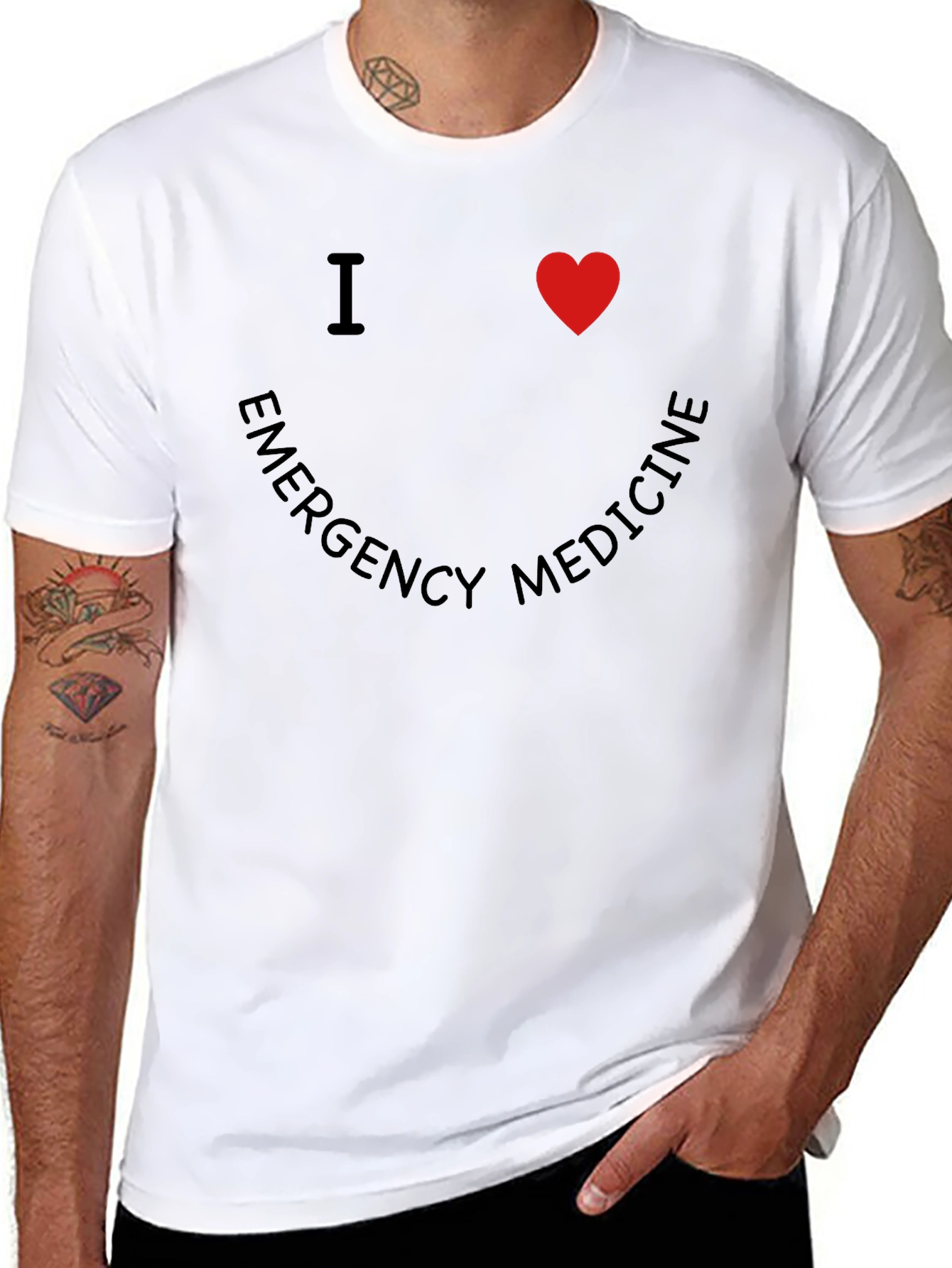 I Heart Emergency Medicine Graphic T-Shirt