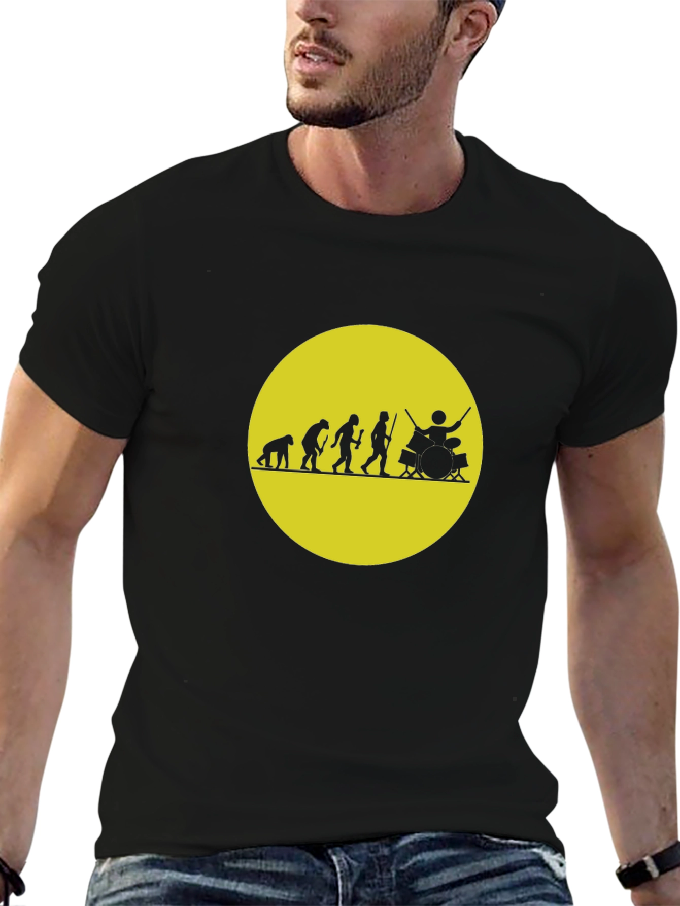 Evolution of a Drummer T-Shirt
