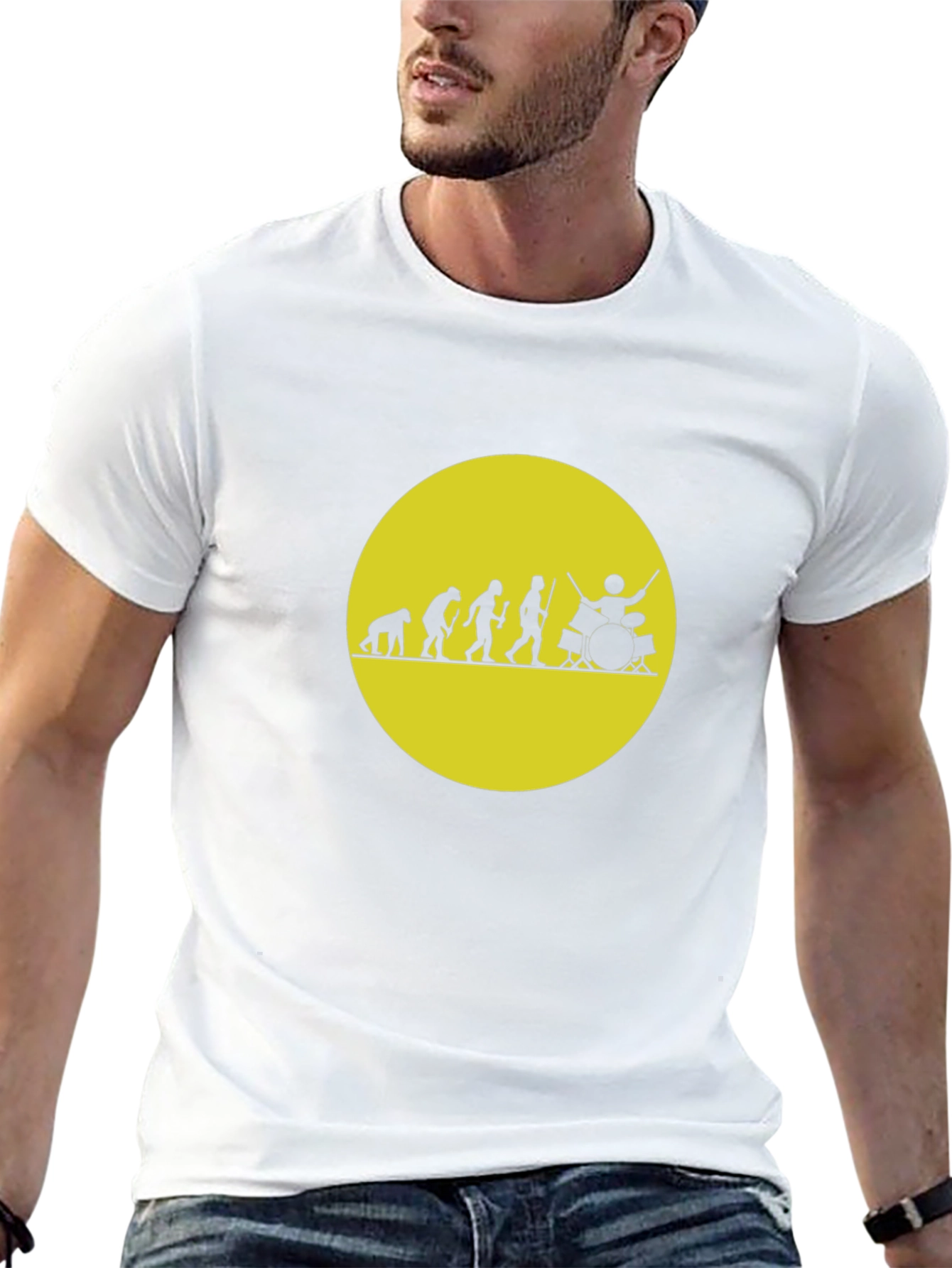 Evolution of a Drummer T-Shirt