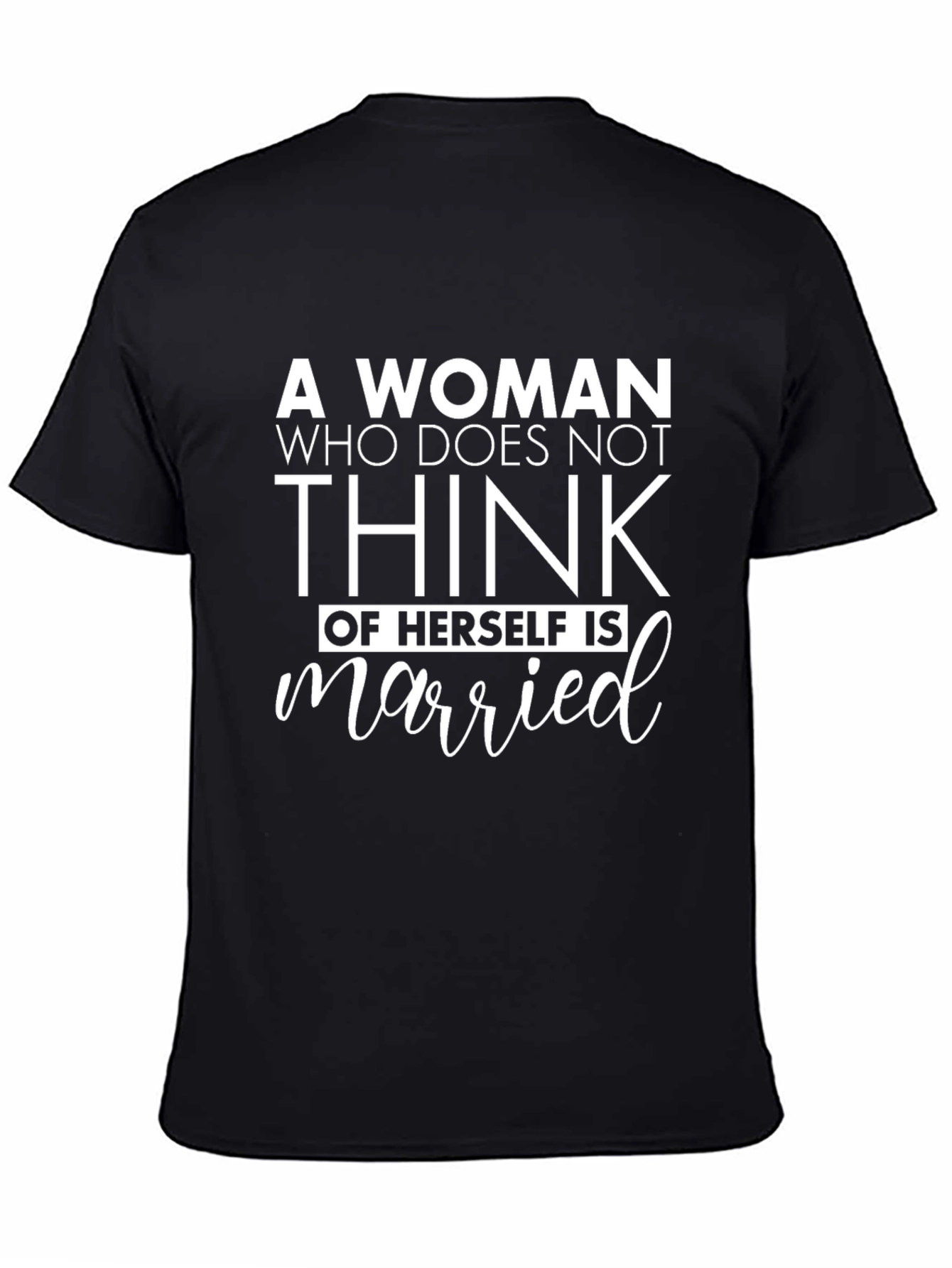 Funny Woman Married Graphic T-Shirt