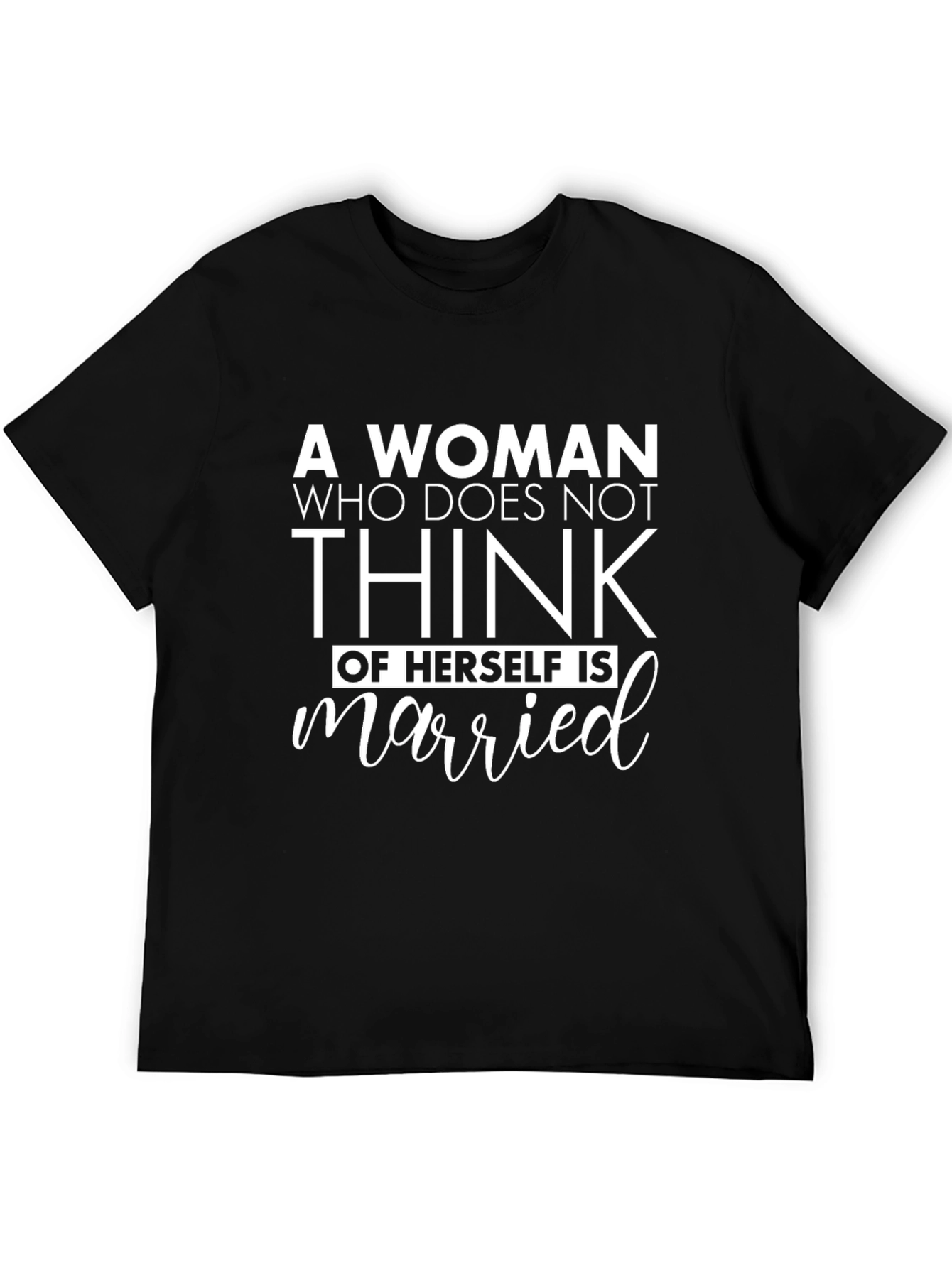 Funny Woman Married Graphic T-Shirt