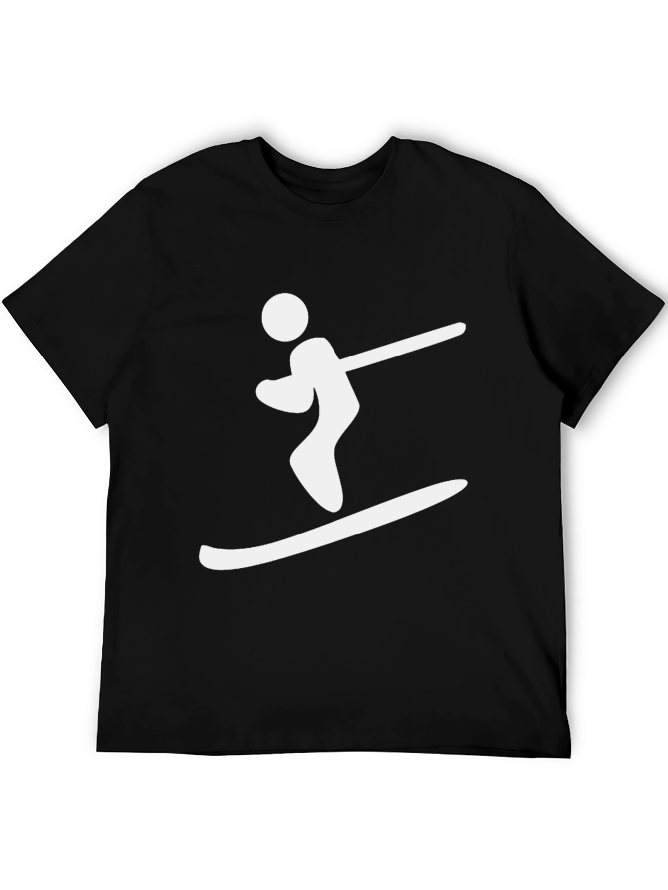 Skiing Graphic T-Shirt