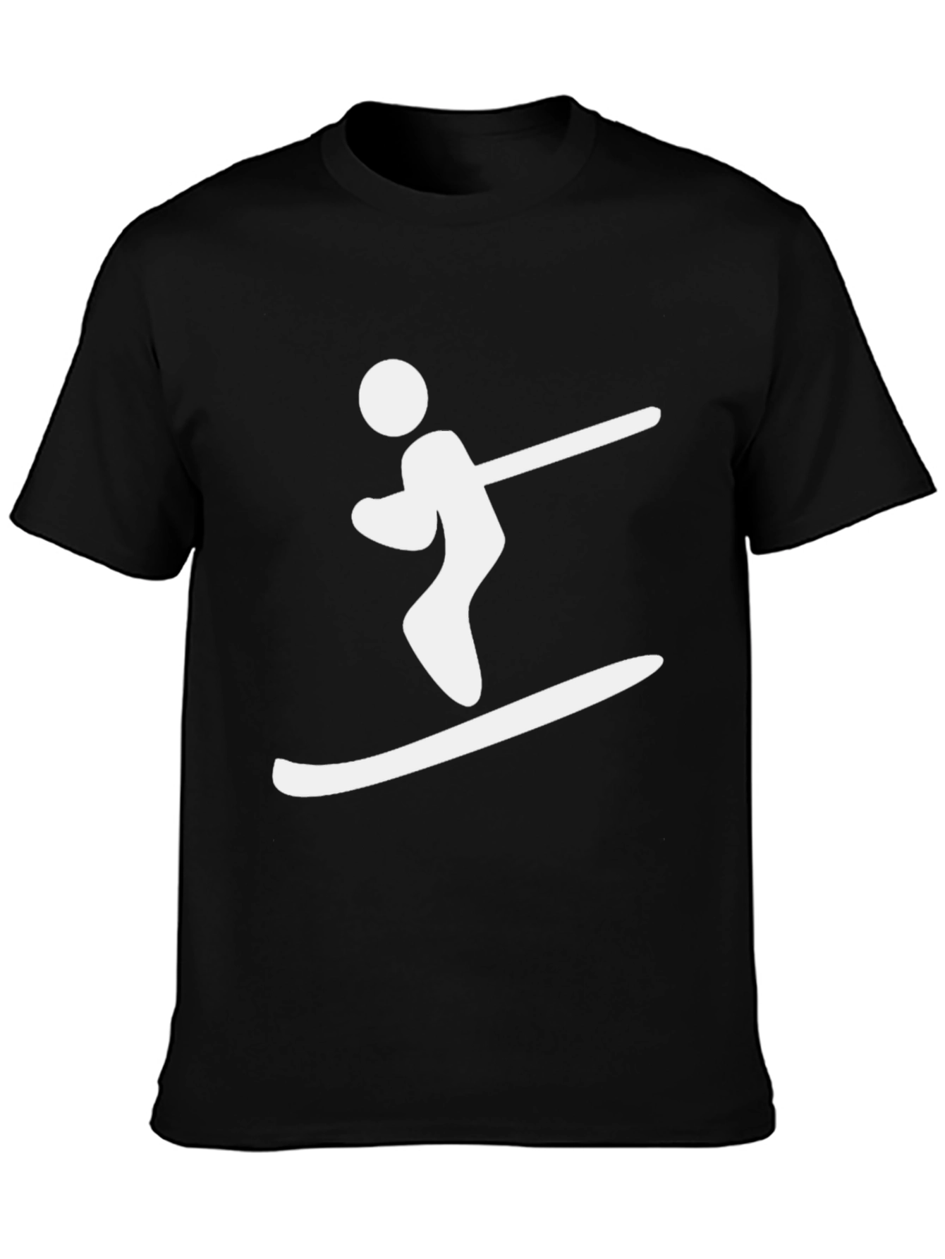 Skiing Graphic T-Shirt
