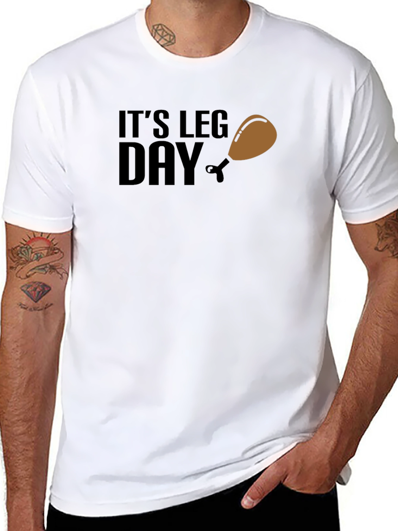 Its Leg Day T-Shirt - Funny Workout Tee