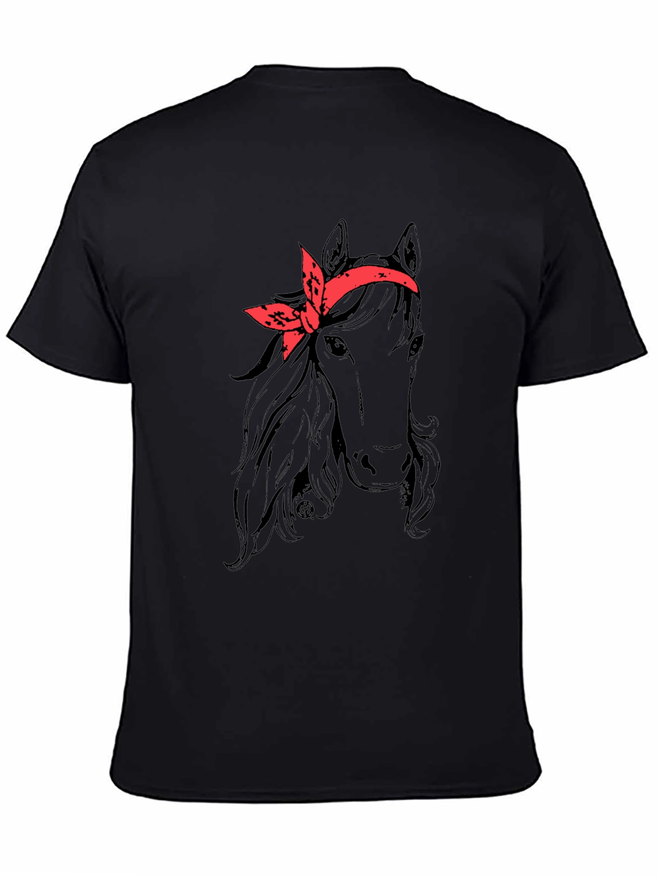 Horse with Bandana Graphic Tee