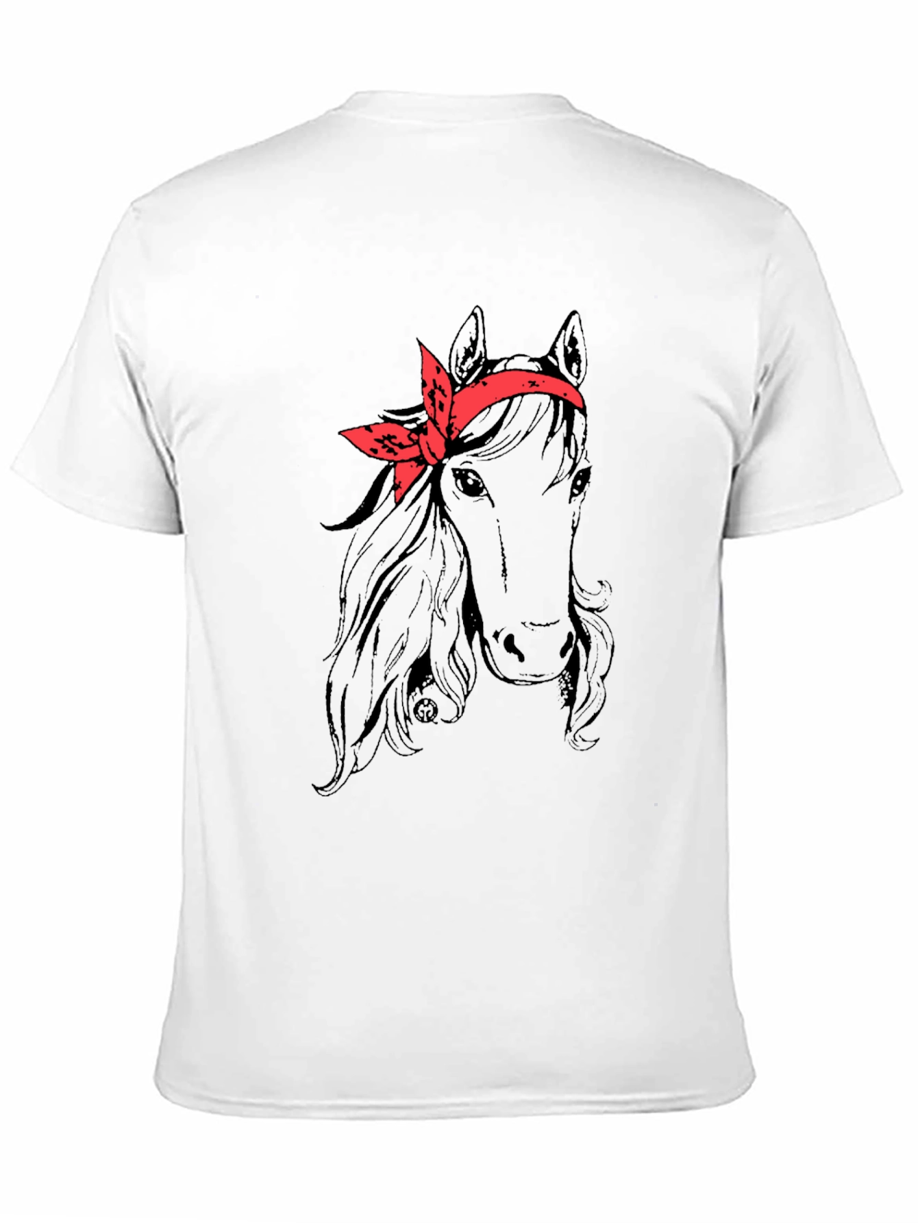 Horse with Bandana Graphic Tee