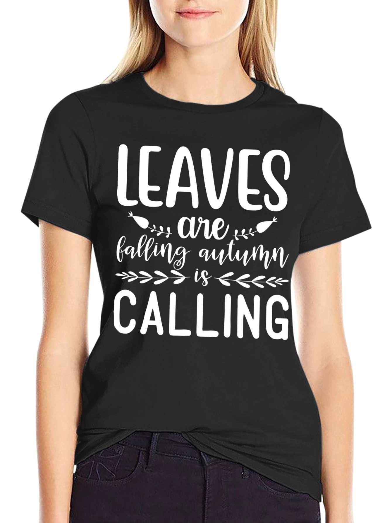 Autumn Calling Black T-Shirt