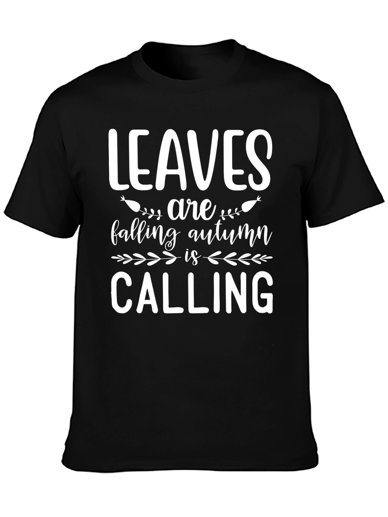 Autumn Calling Black T-Shirt