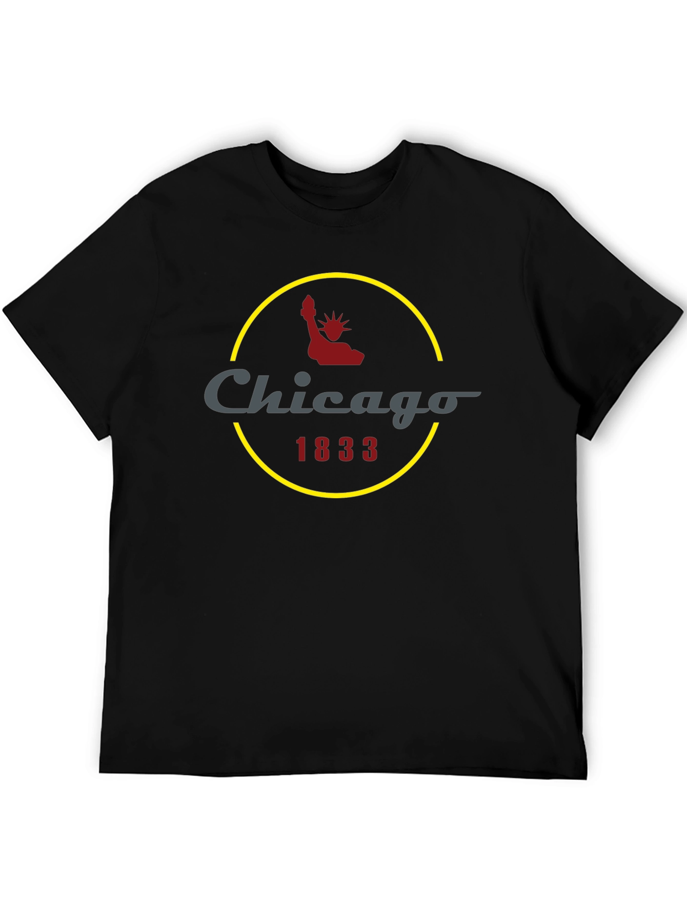 Chicago 1833 Graphic Tee - Black T-Shirt