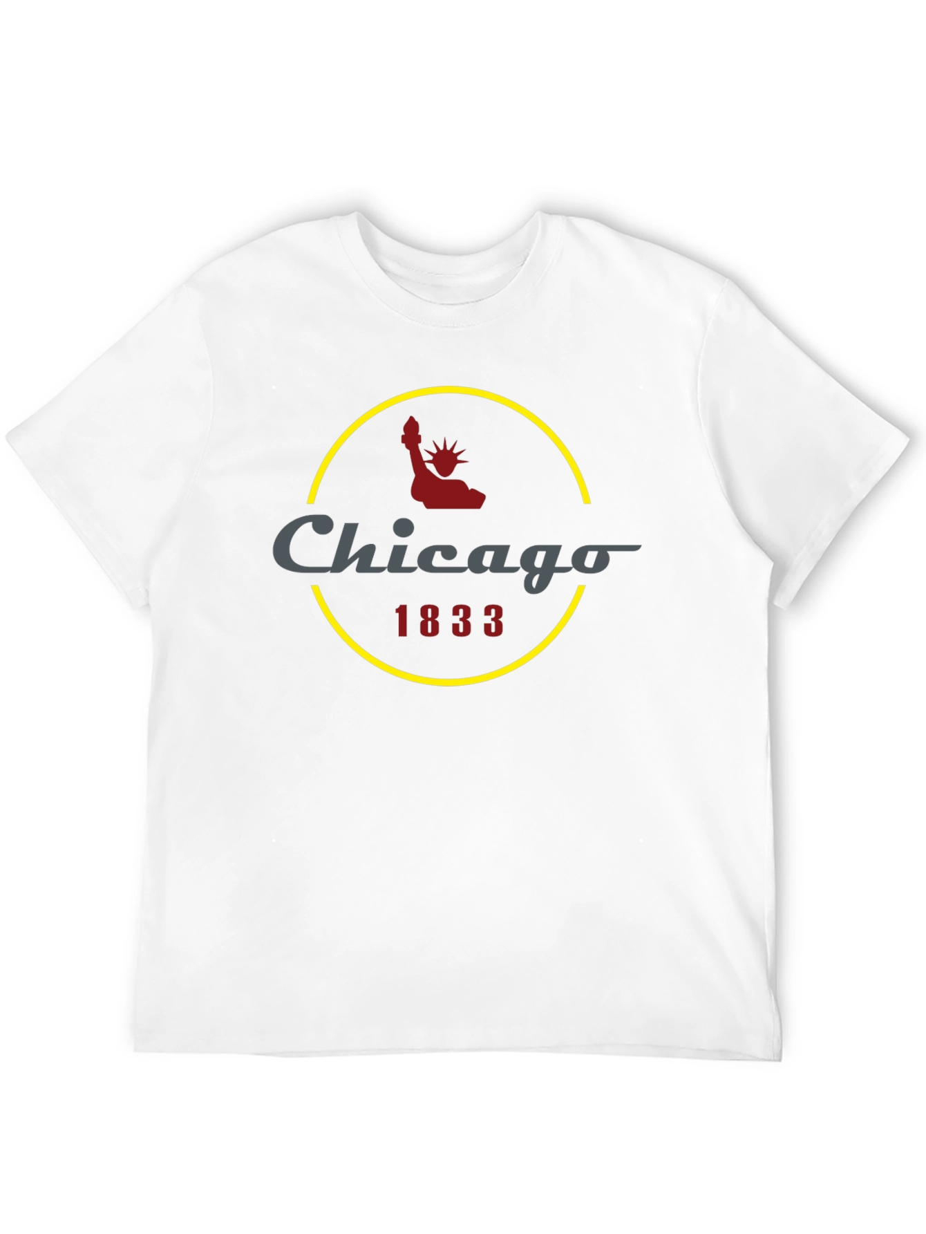Chicago 1833 Graphic Tee - Black T-Shirt