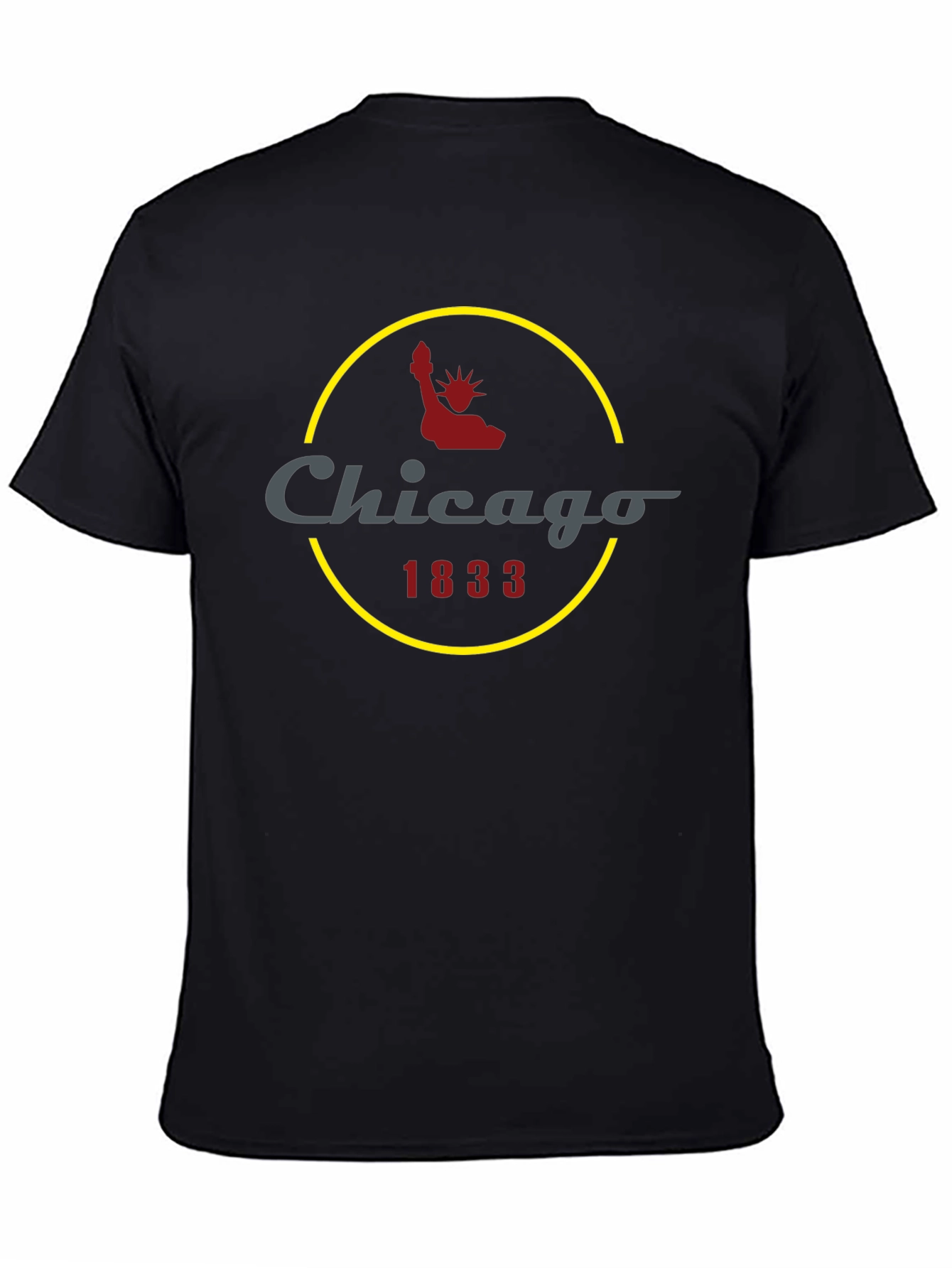 Chicago 1833 Graphic Tee - Black T-Shirt