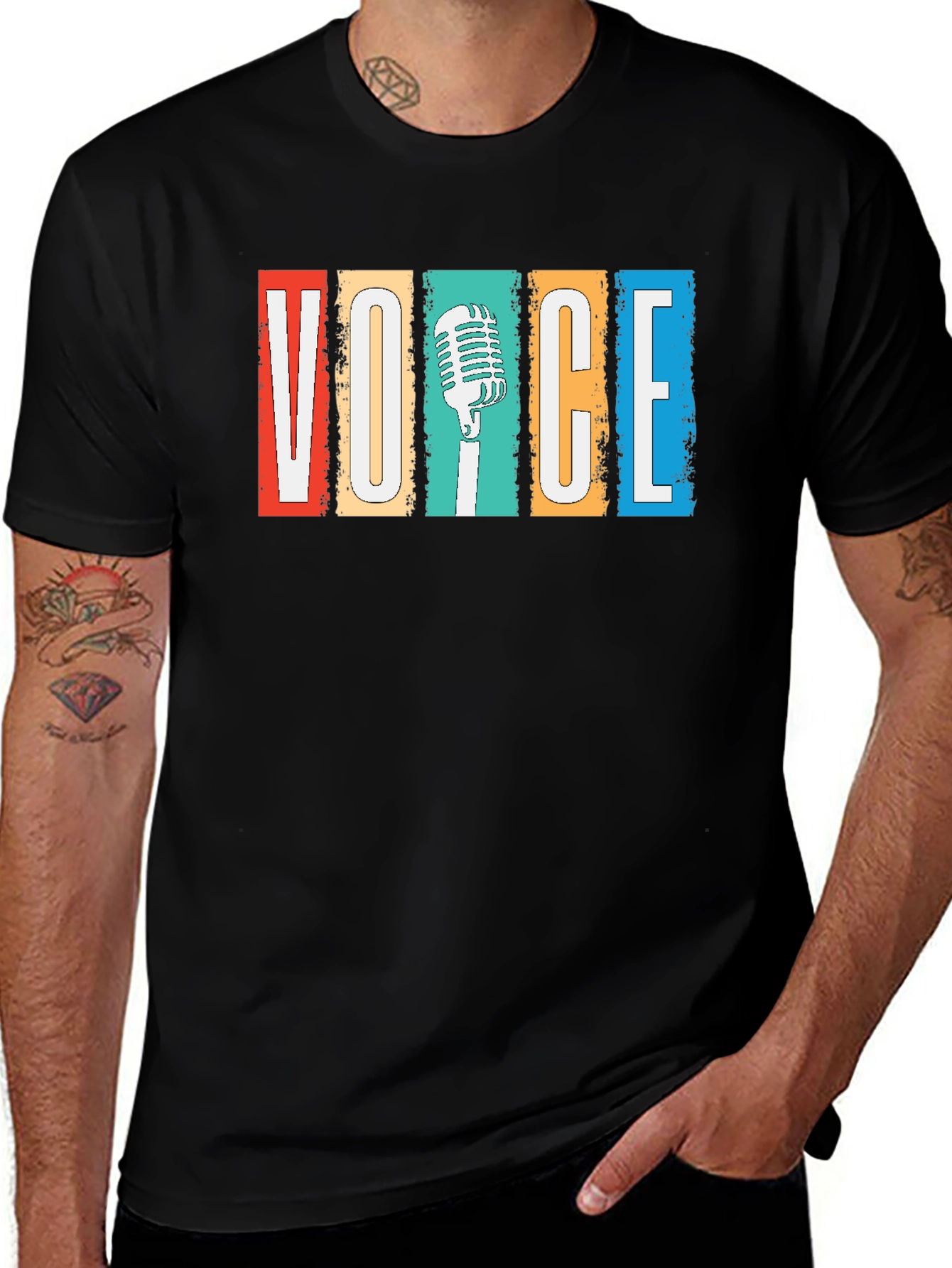 Retro The Voice Graphic Tee