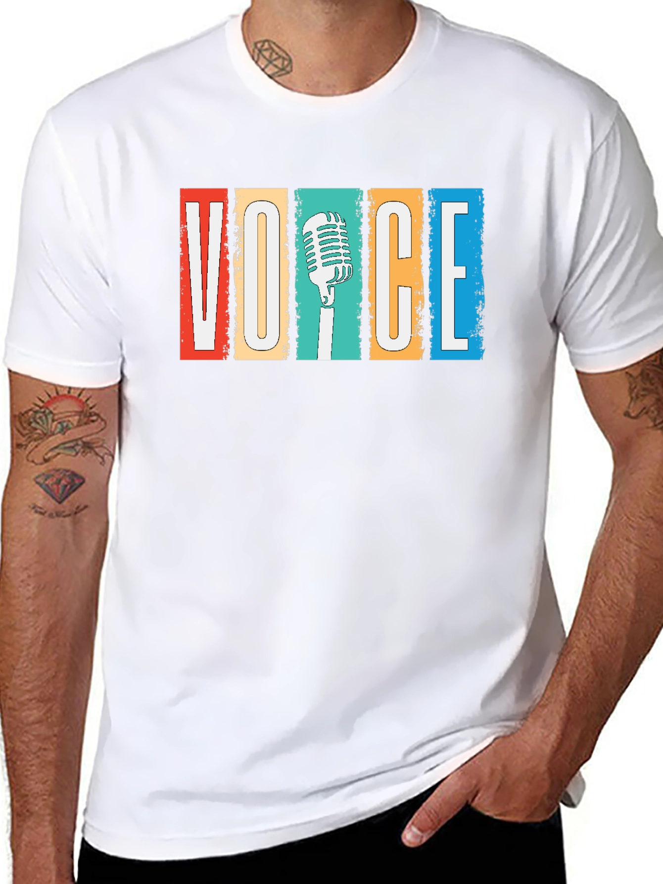 Retro The Voice Graphic Tee