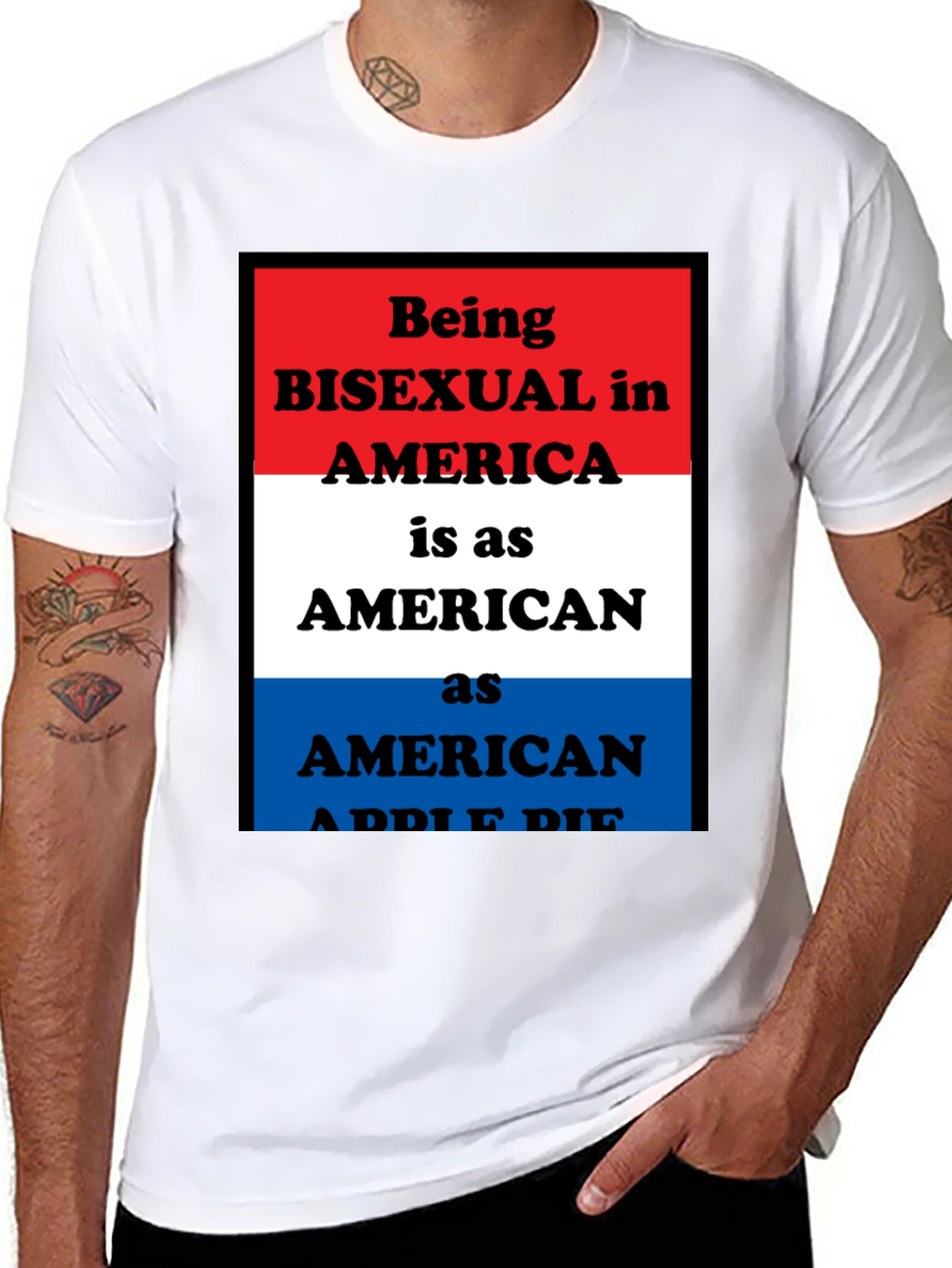 Bisexual American Pride T-Shirt