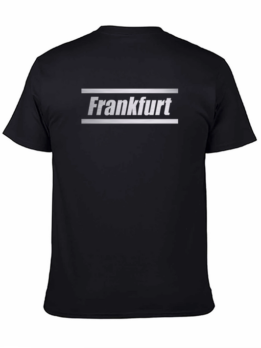 Frankfurt Graphic Tee - Stylish Black T-Shirt