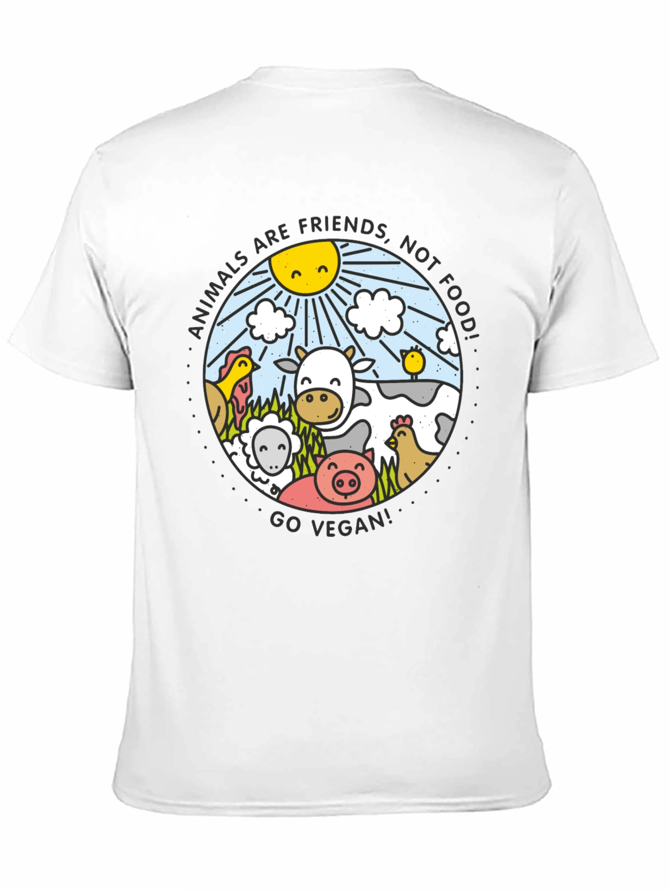 Vegan Animals Are Friends T-Shirt