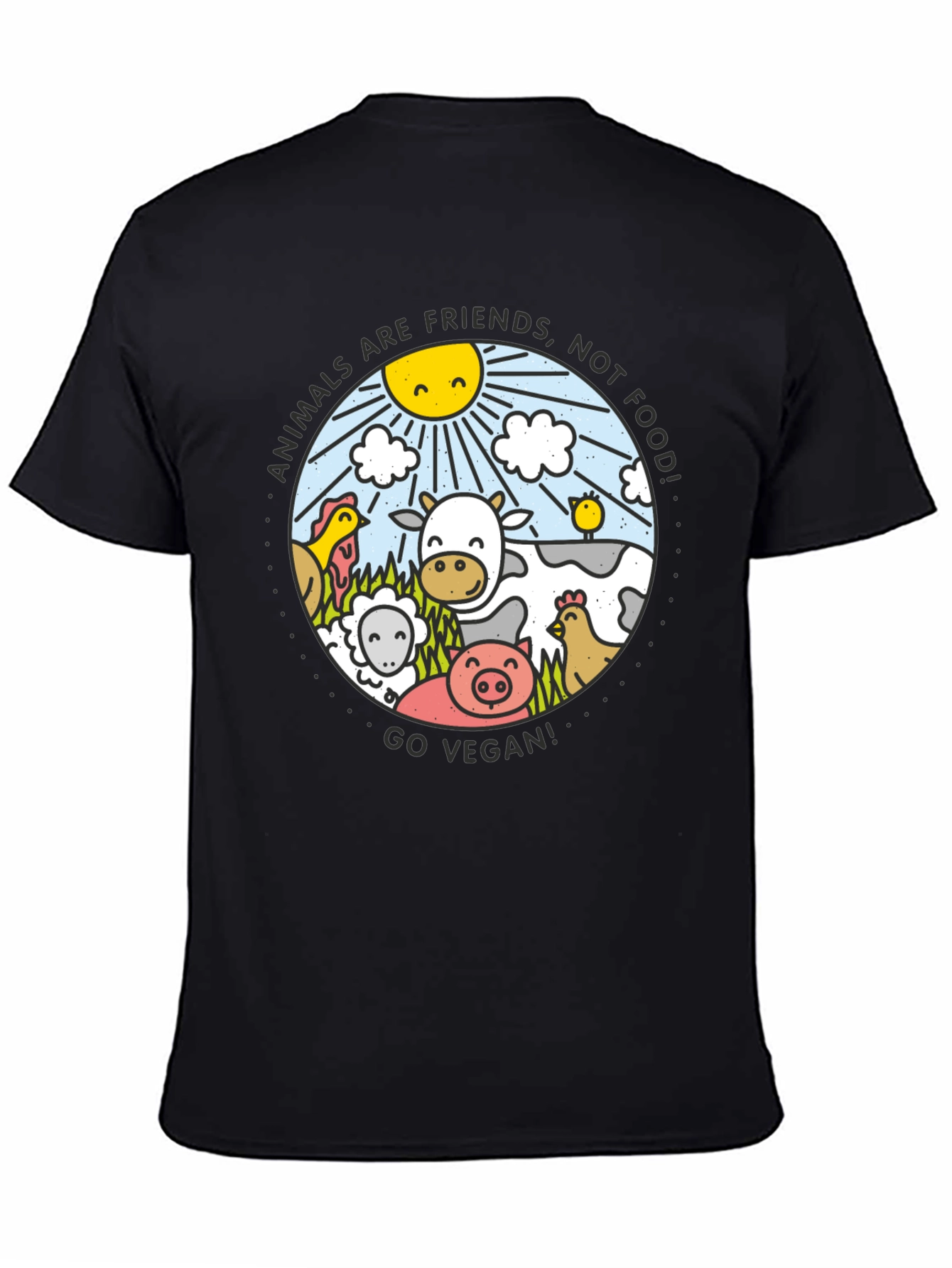 Vegan Animals Are Friends T-Shirt