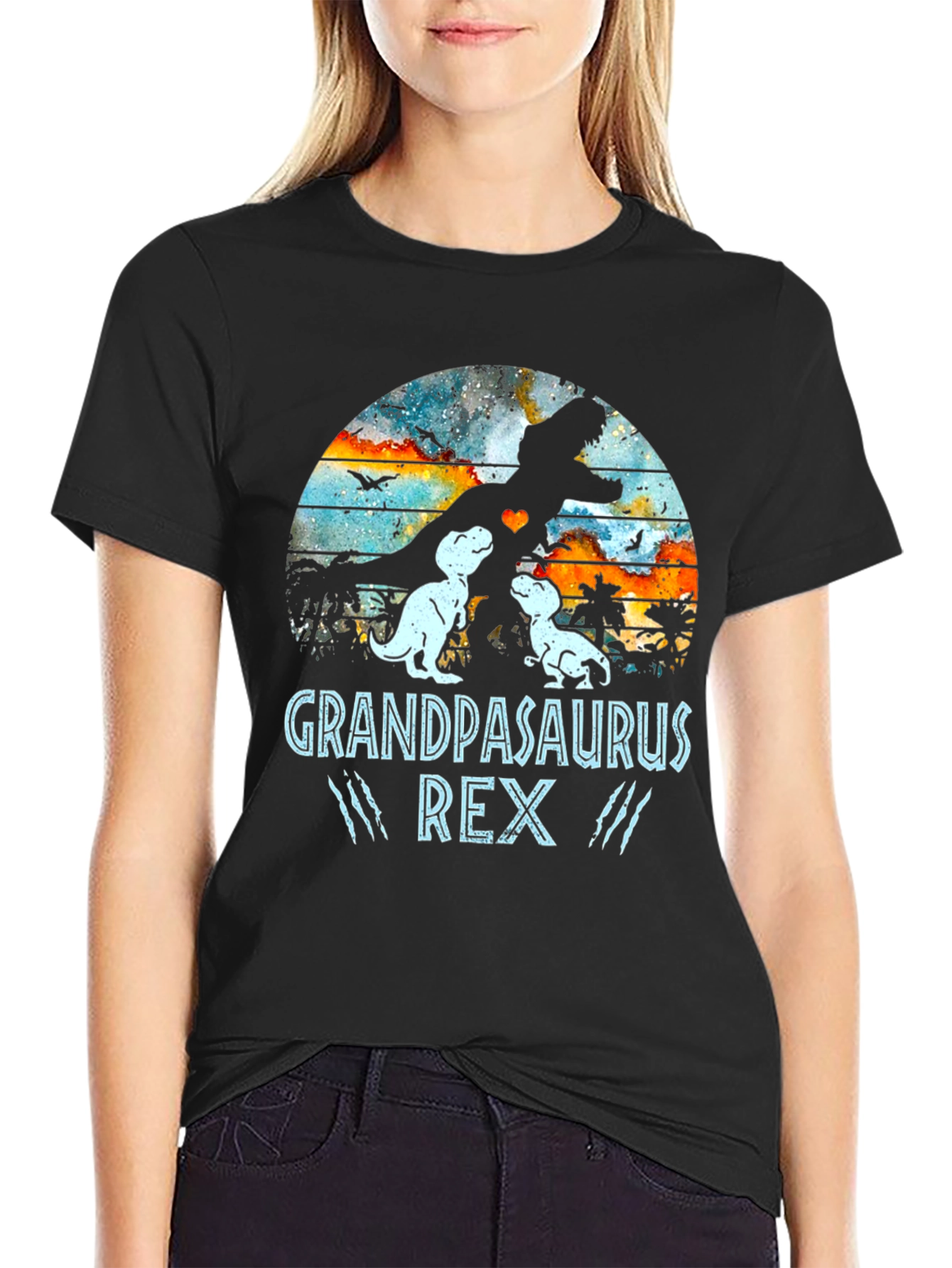 Grandpasaurus Rex T-Shirt - Dino Dad Tee