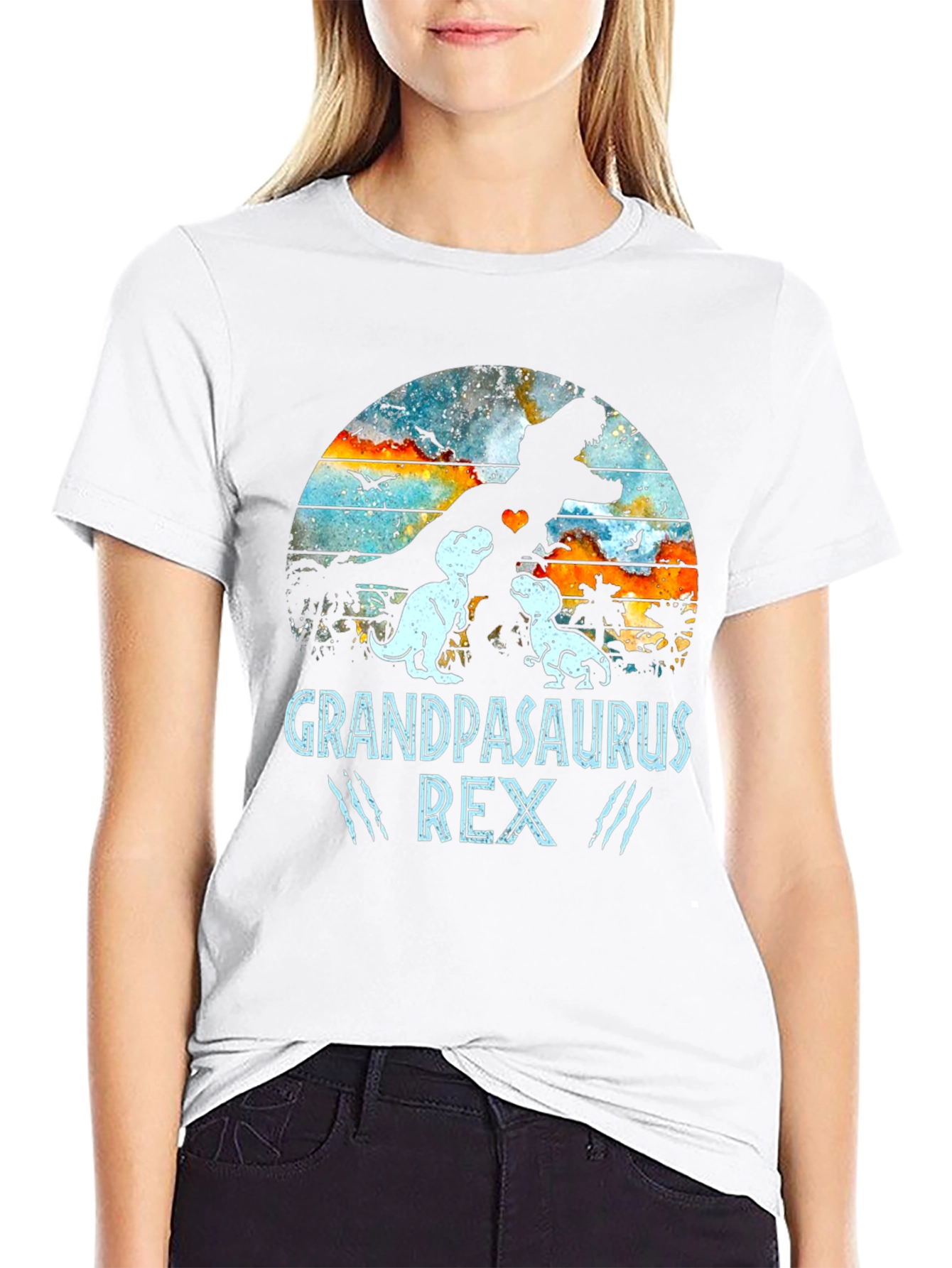 Grandpasaurus Rex T-Shirt - Dino Dad Tee