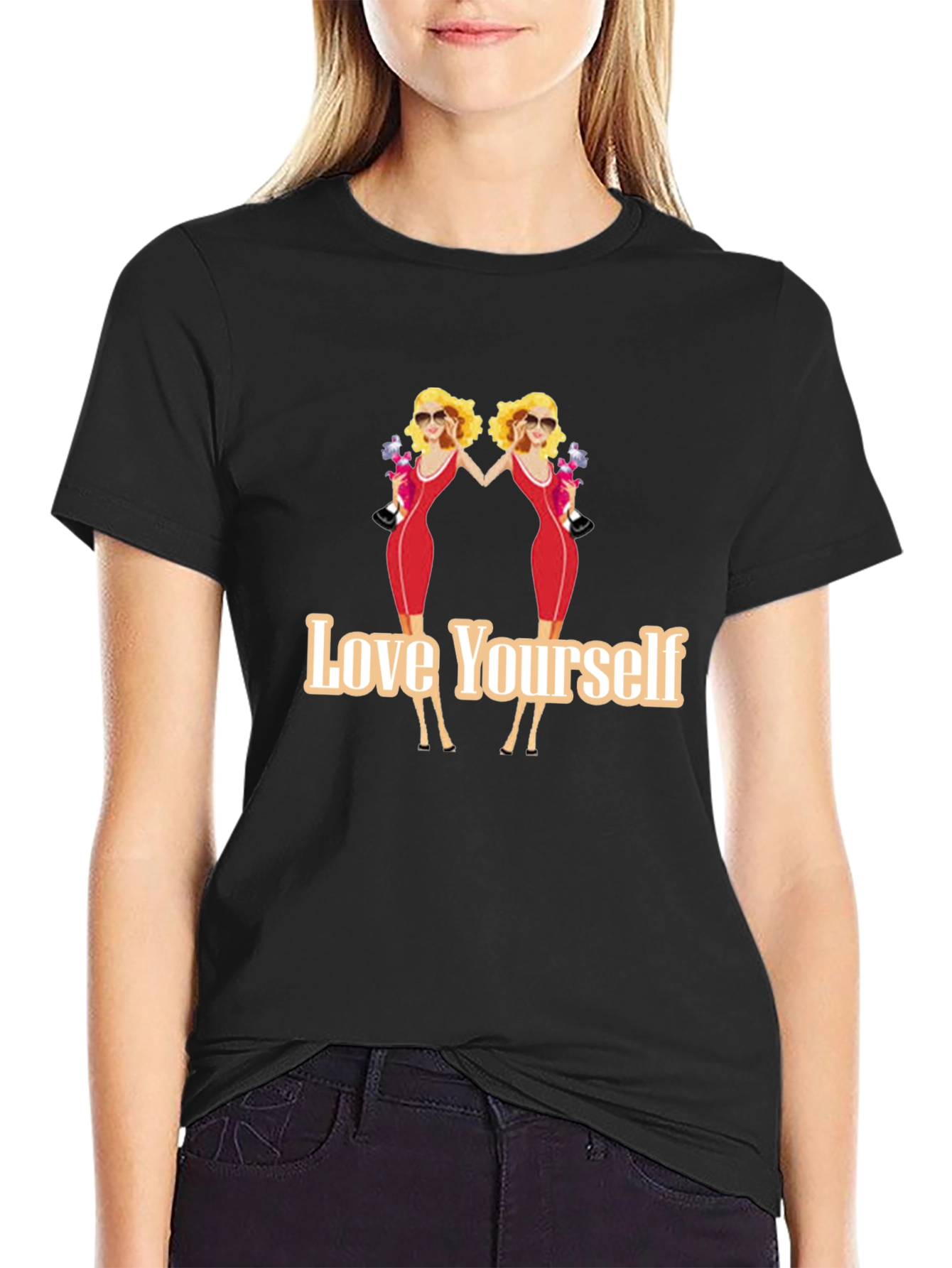 Love Yourself Graphic Tee - Black Unisex T-Shirt