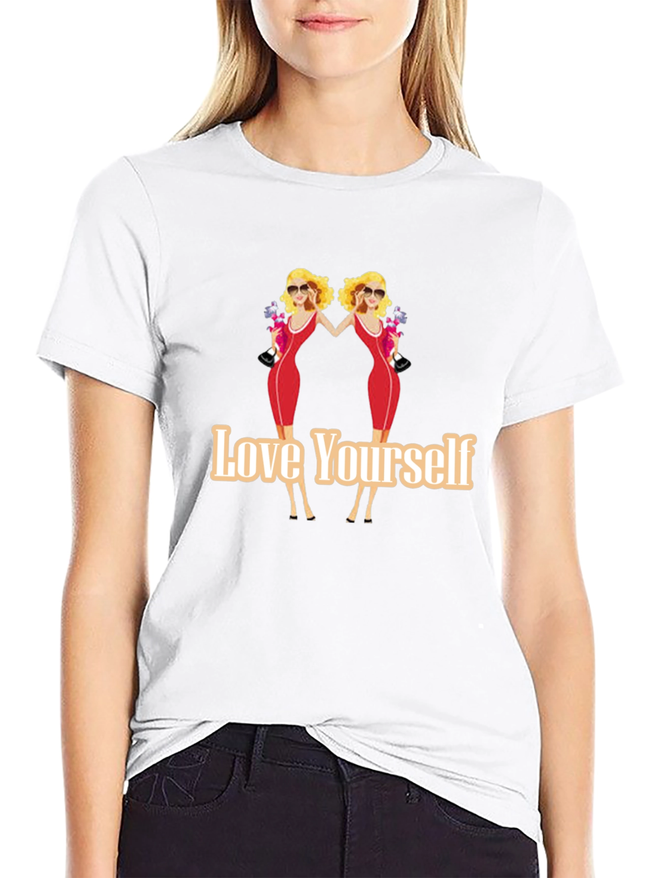 Love Yourself Graphic Tee - Black Unisex T-Shirt