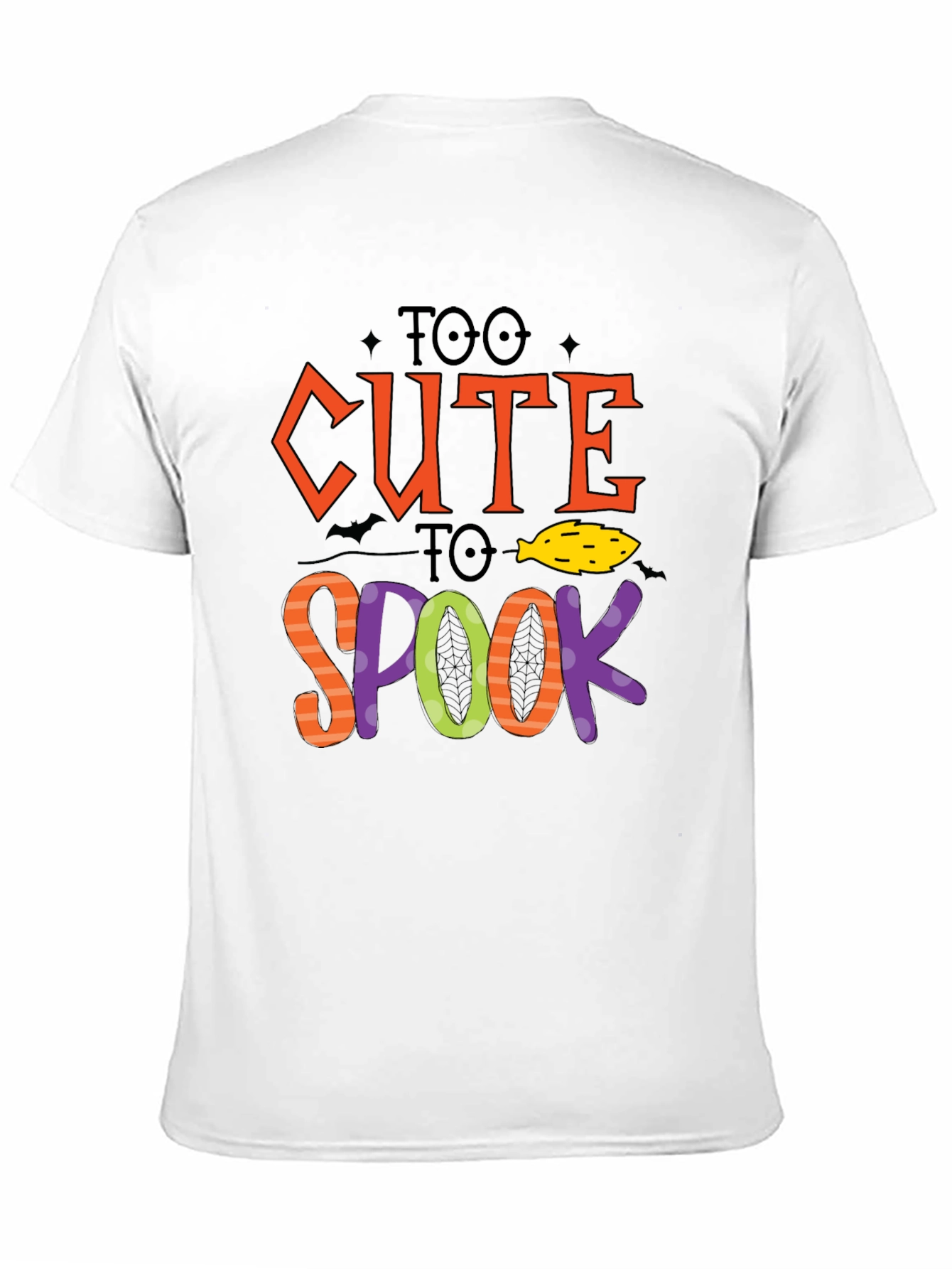 Too Cute To Spook Halloween Graphic T-Shirt
