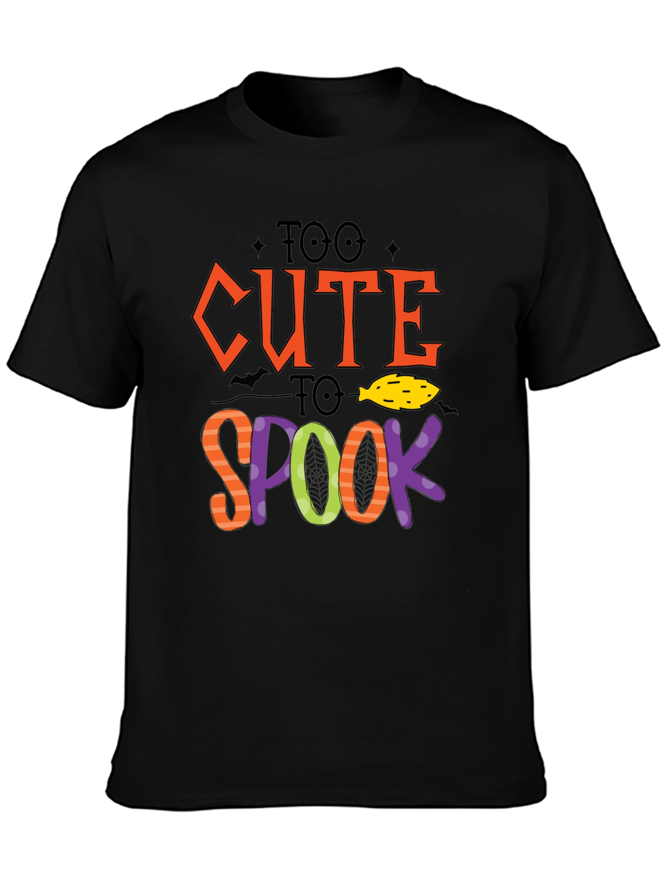 Too Cute To Spook Halloween Graphic T-Shirt
