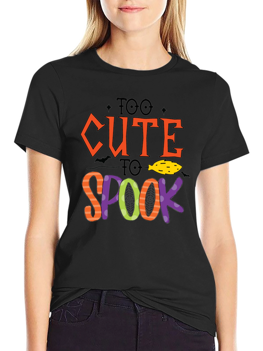 Too Cute To Spook Halloween Graphic T-Shirt